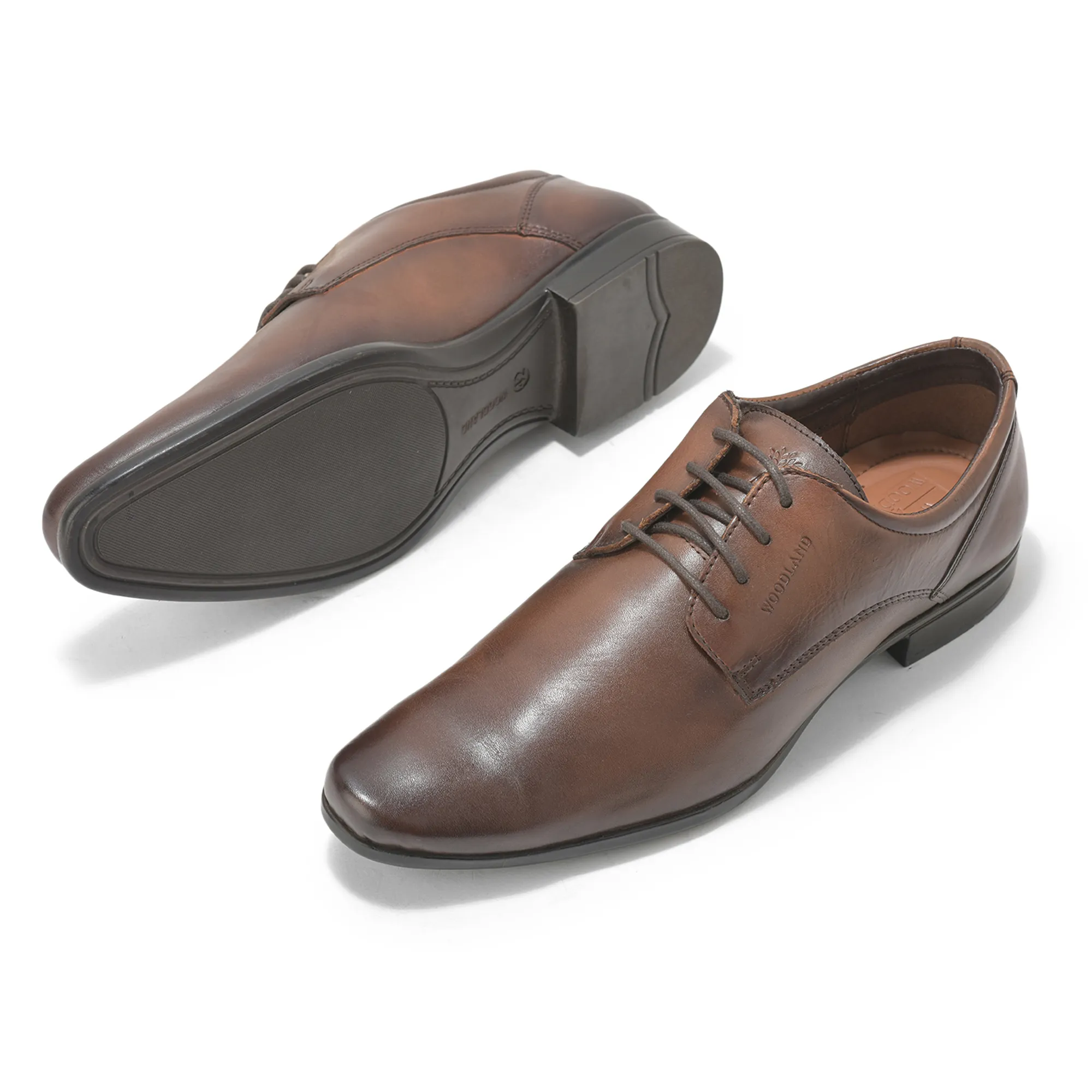 Formal Brown Oxford Shoes for Men - Thumbnail 6