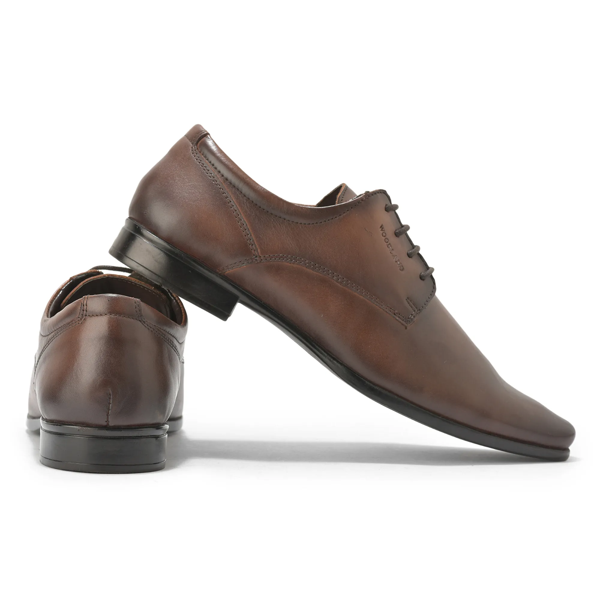 Formal Brown Oxford Shoes for Men - Thumbnail 10