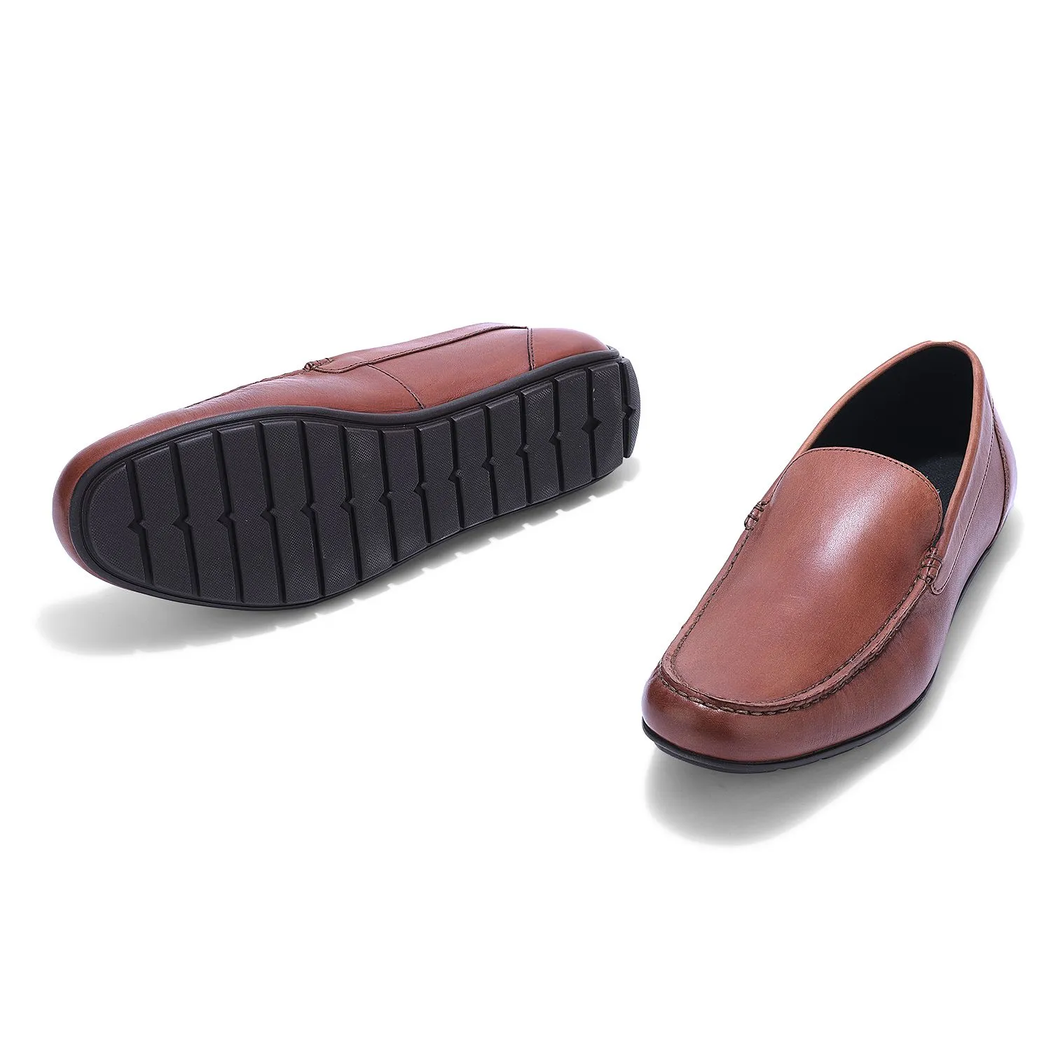 Woods Dark Brown formal loafers - Thumbnail 4