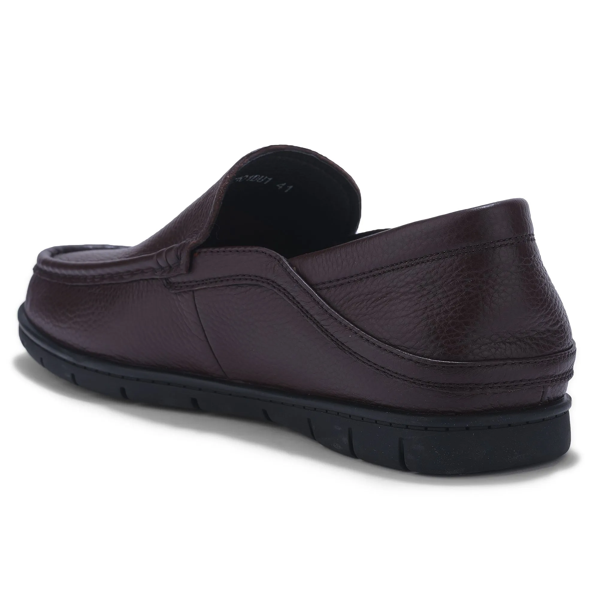 Woods BROWN slip-on shoes for men - Thumbnail 5