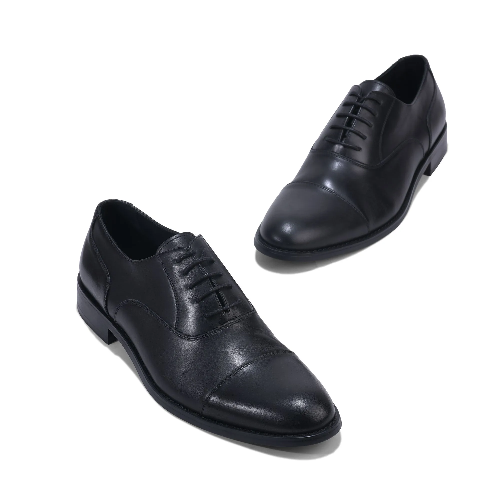 BLACK Oxford shoes for men - Thumbnail 2