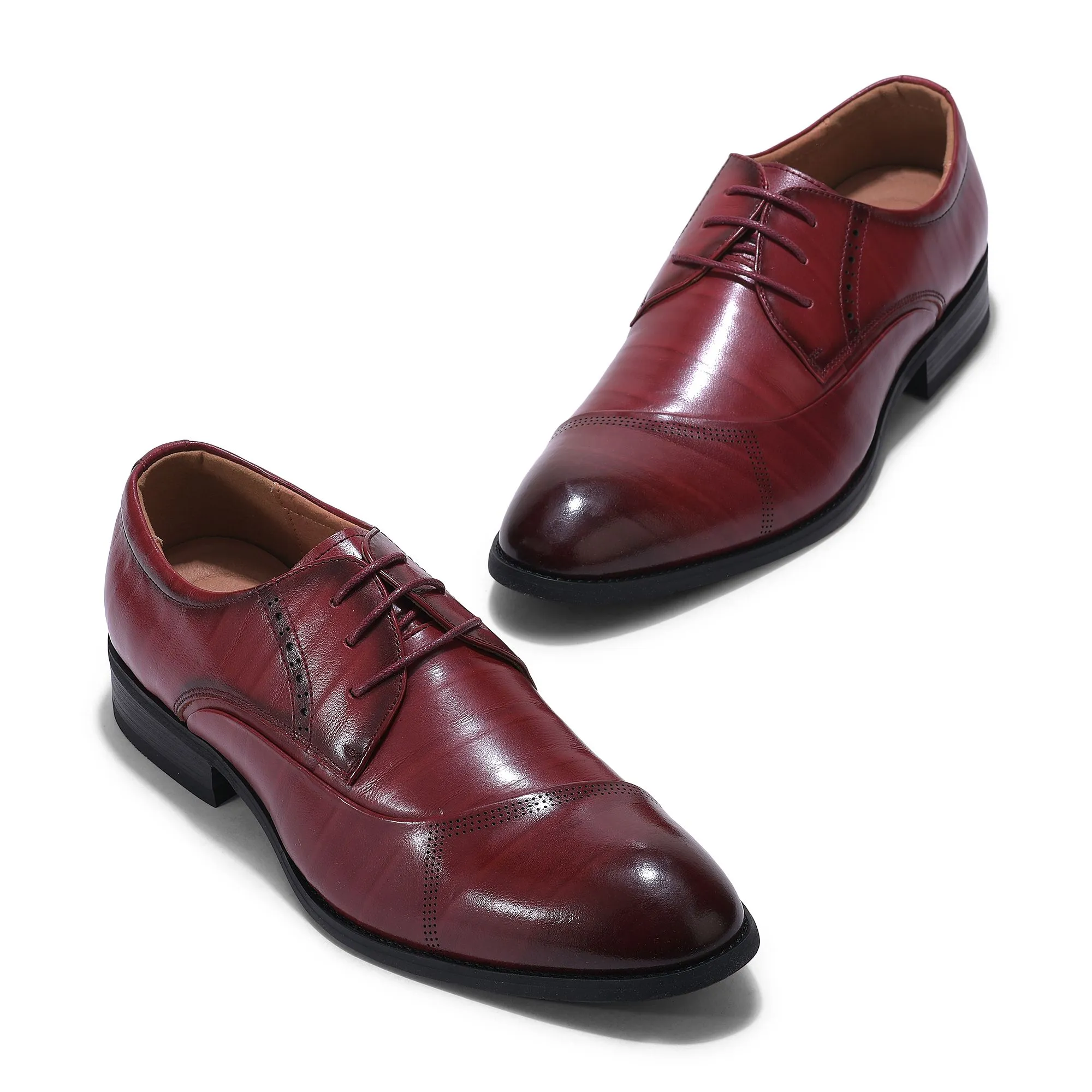 RED Oxford shoes for men - Thumbnail 2