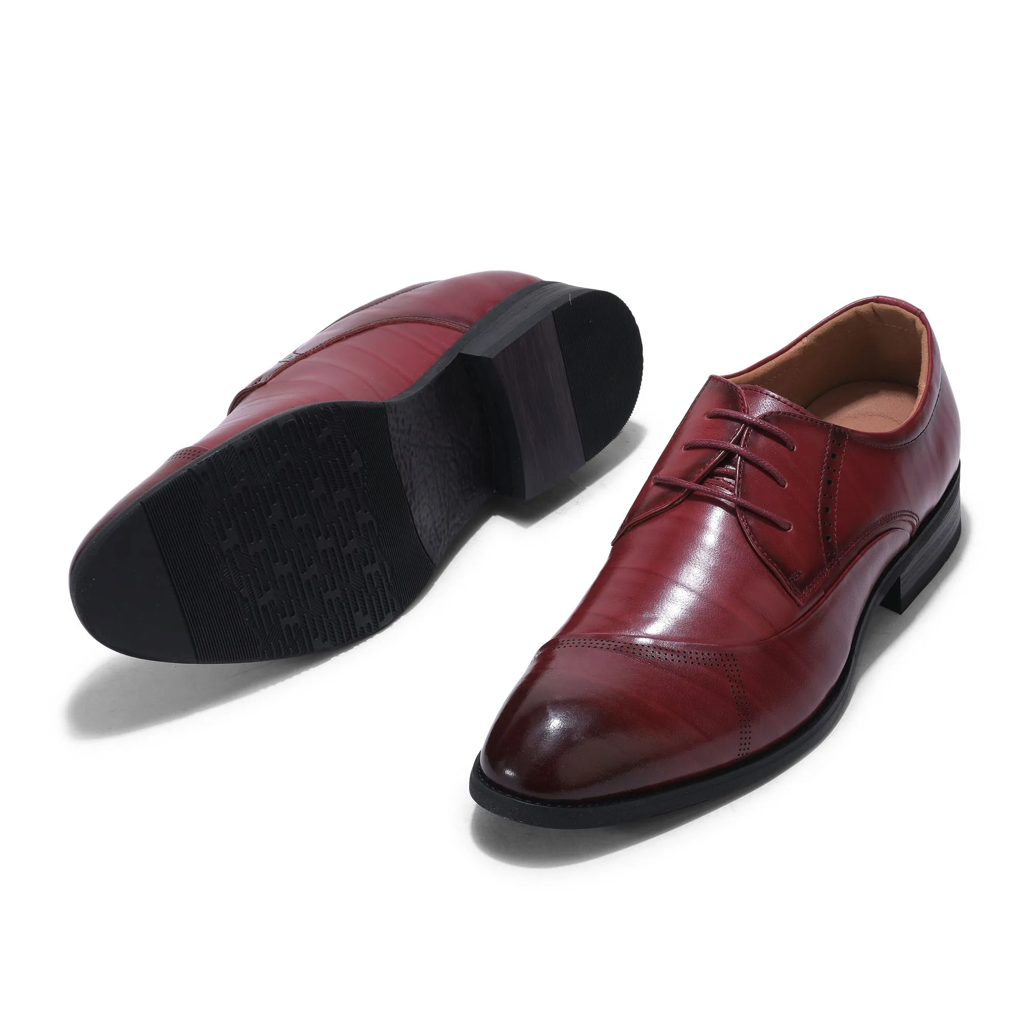 RED Oxford shoes for men - Thumbnail 4