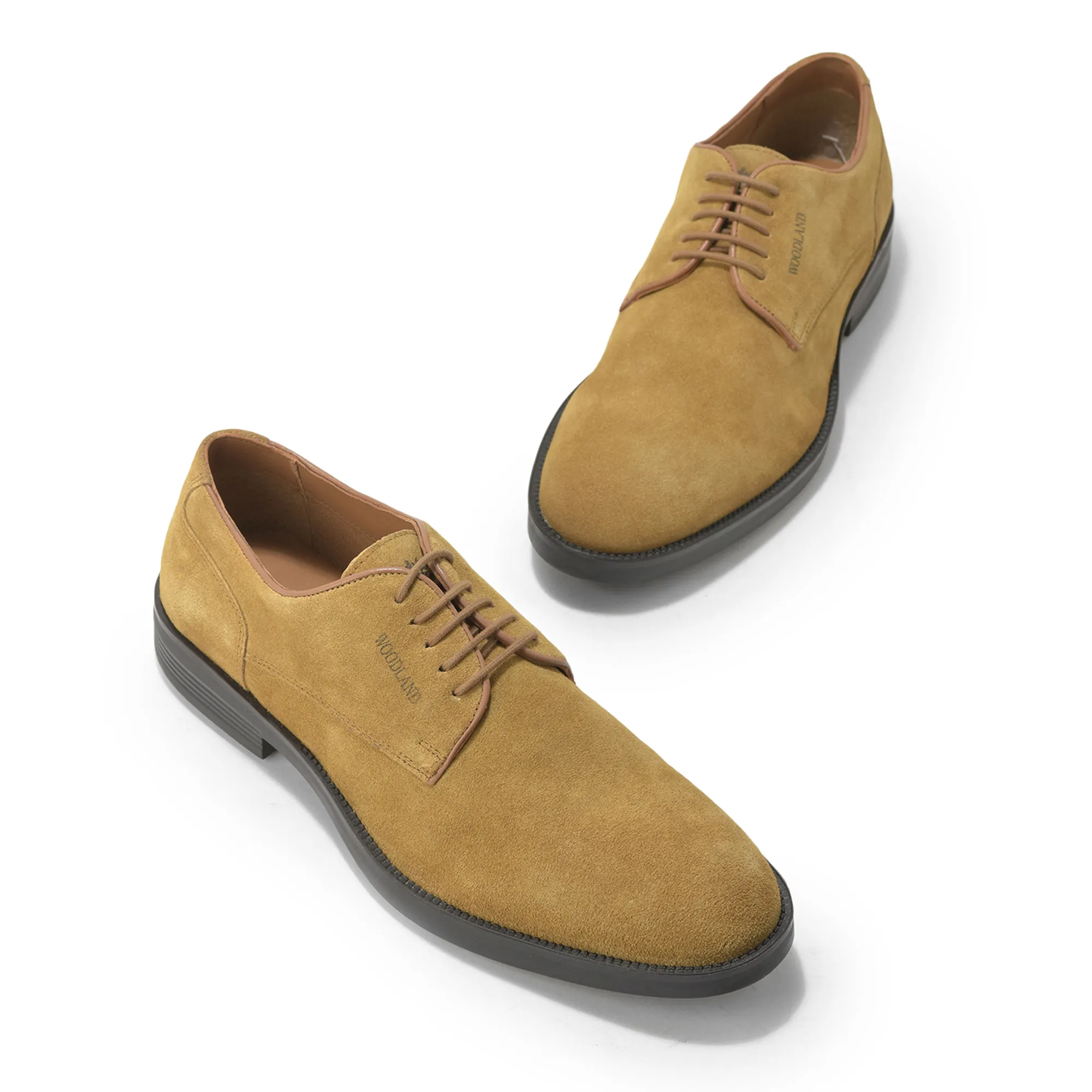 Woodland Men’s Camel Signature Suede Classics - Thumbnail 4