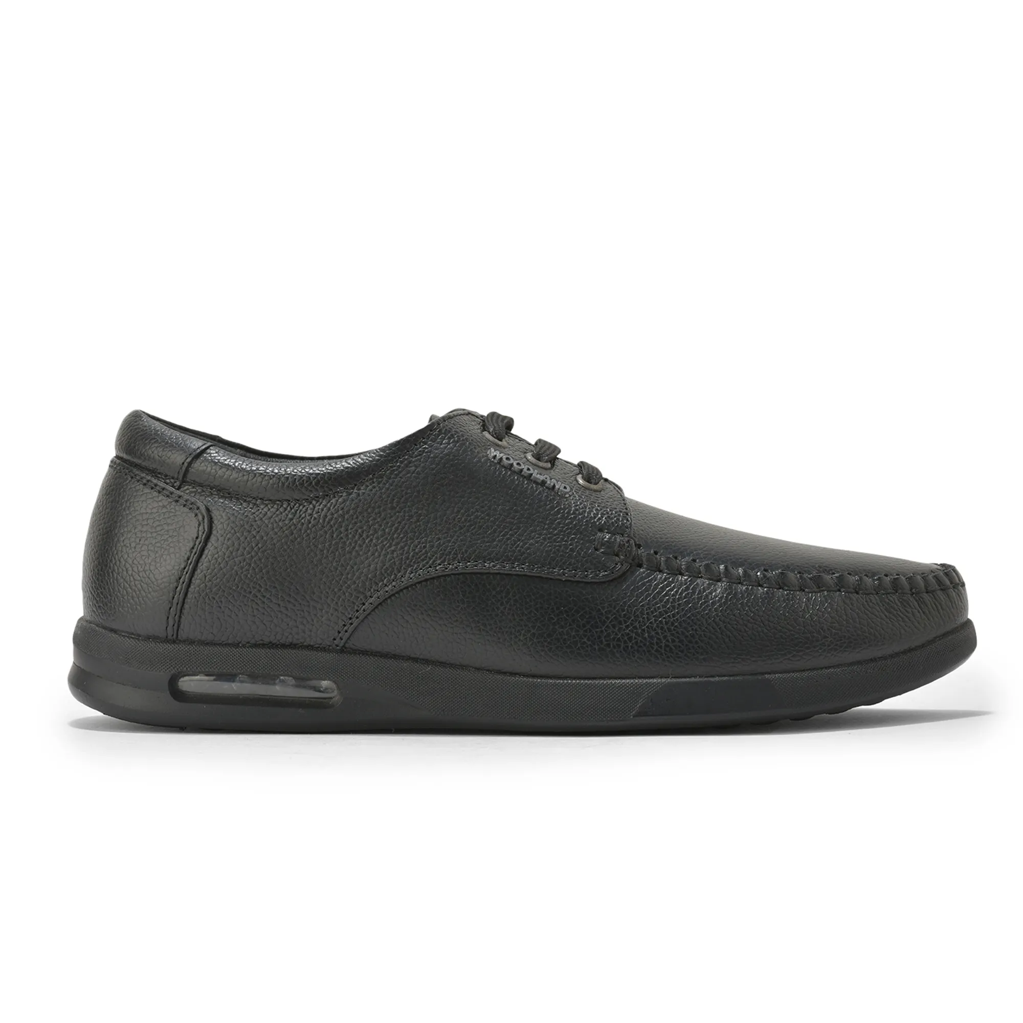 Woodland Men’s Black Heritage Formal Lace Shoes - Thumbnail 2