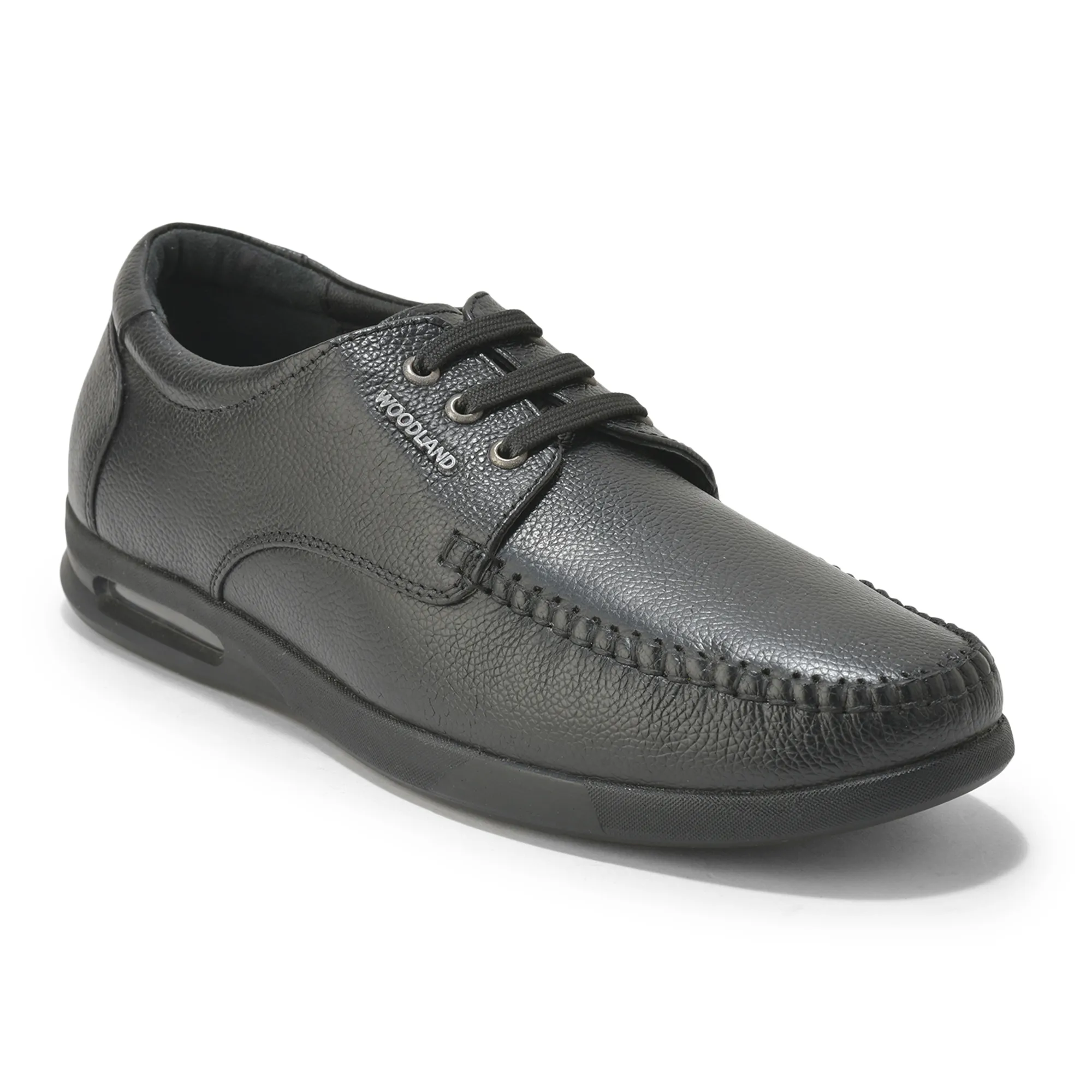 Woodland Men’s Black Heritage Formal Lace Shoes - Thumbnail 3
