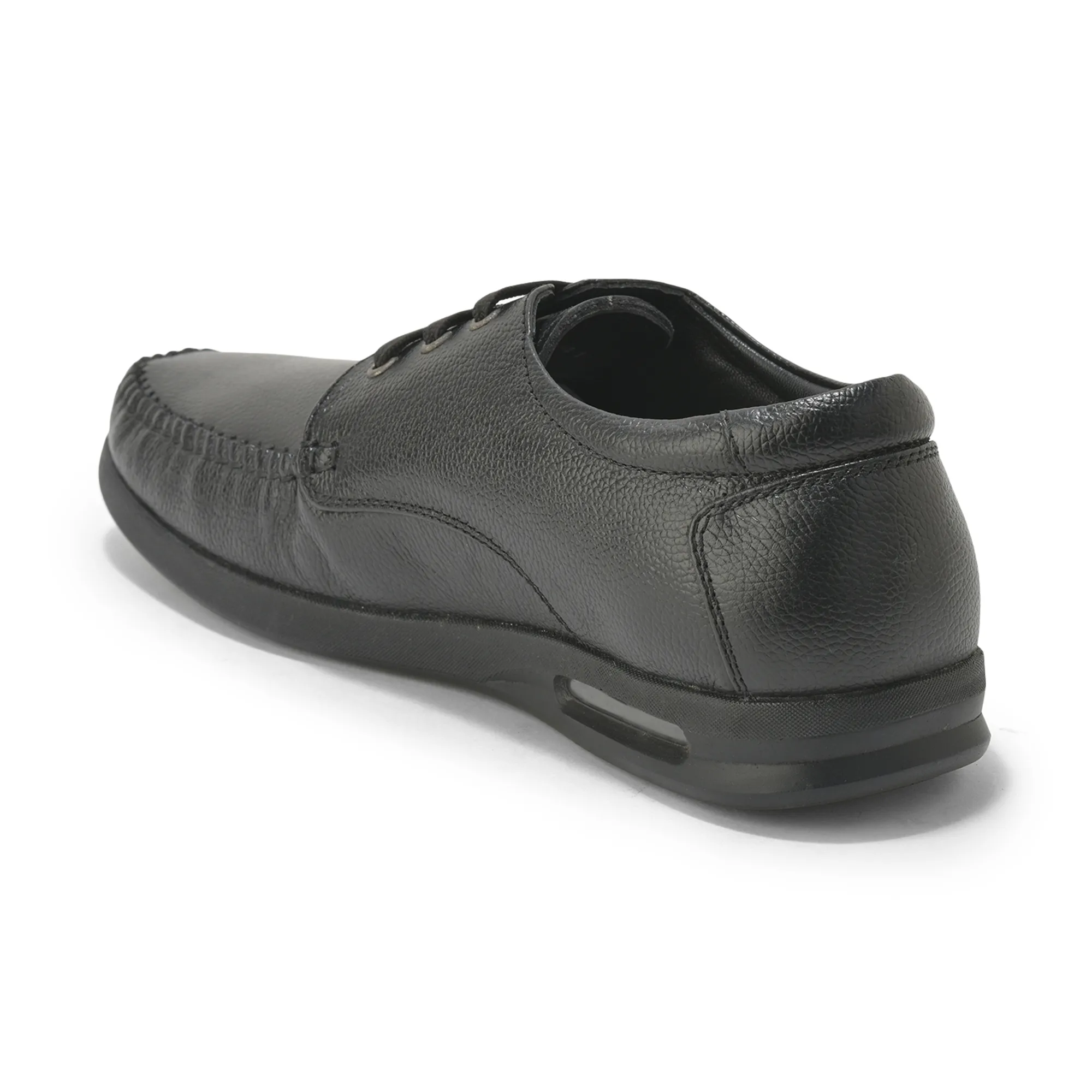 Woodland Men’s Black Heritage Formal Lace Shoes - Thumbnail 7