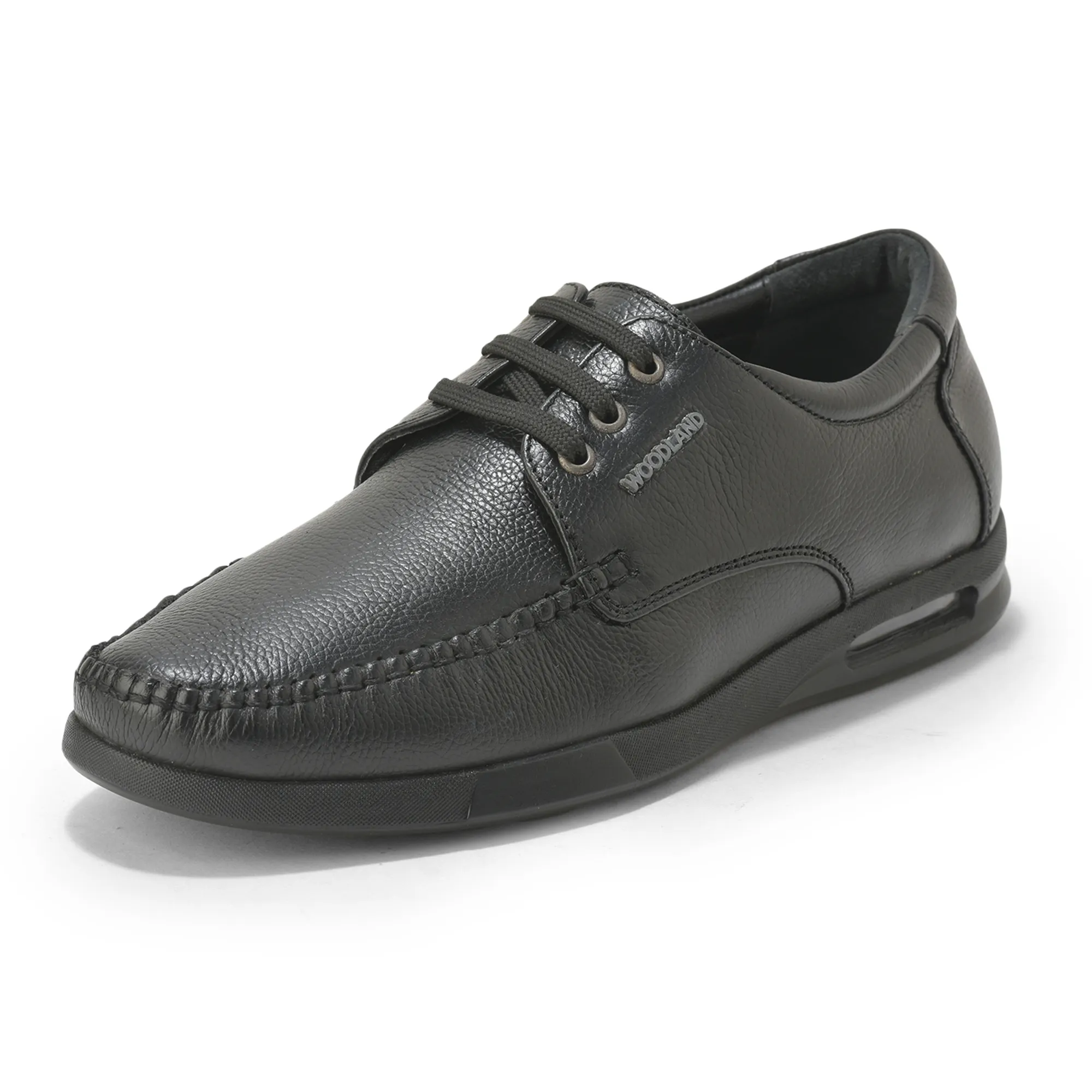 Woodland Men’s Black Heritage Formal Lace Shoes - Thumbnail 11