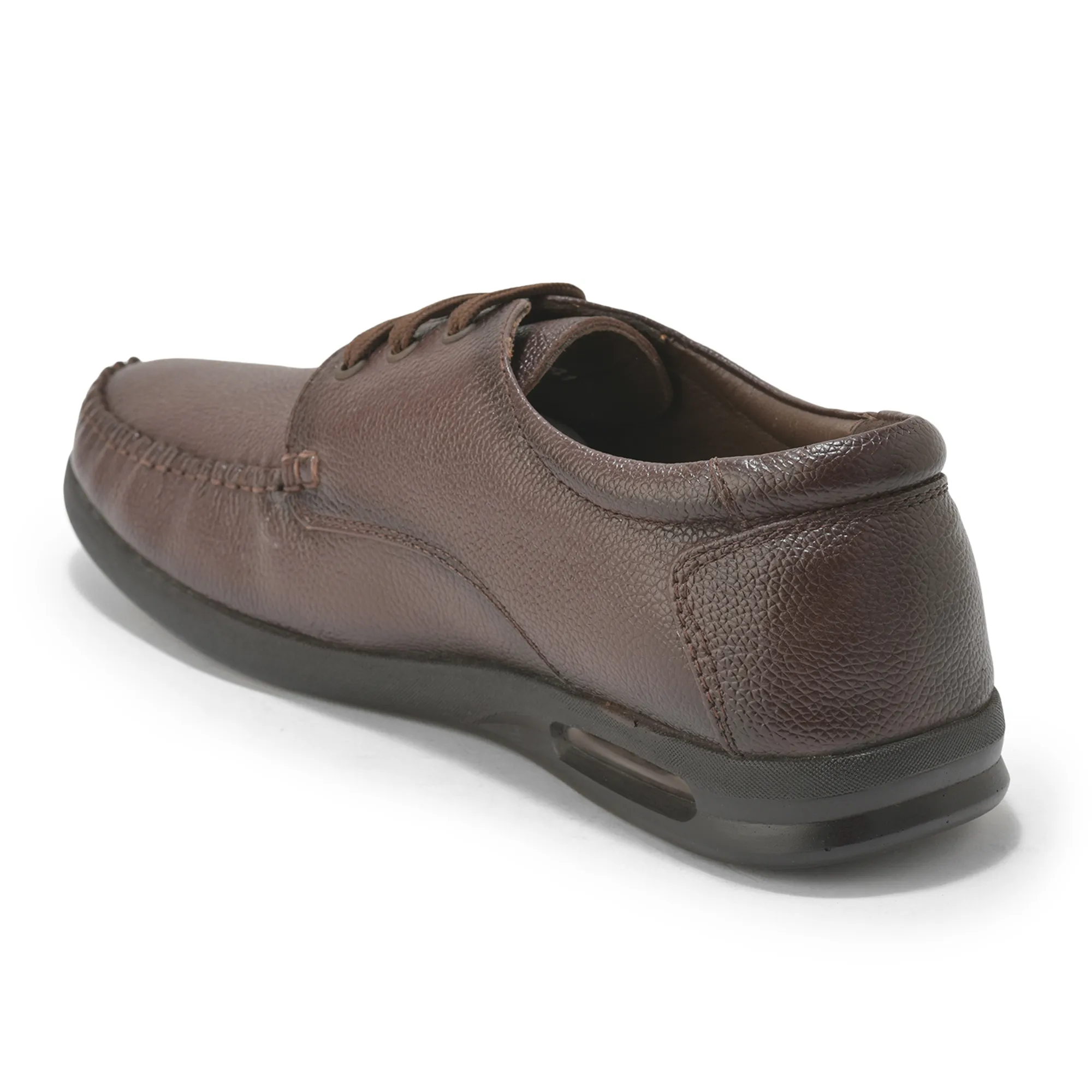 Woodland Men’s Brown Heritage Formal Lace Shoes - Thumbnail 7