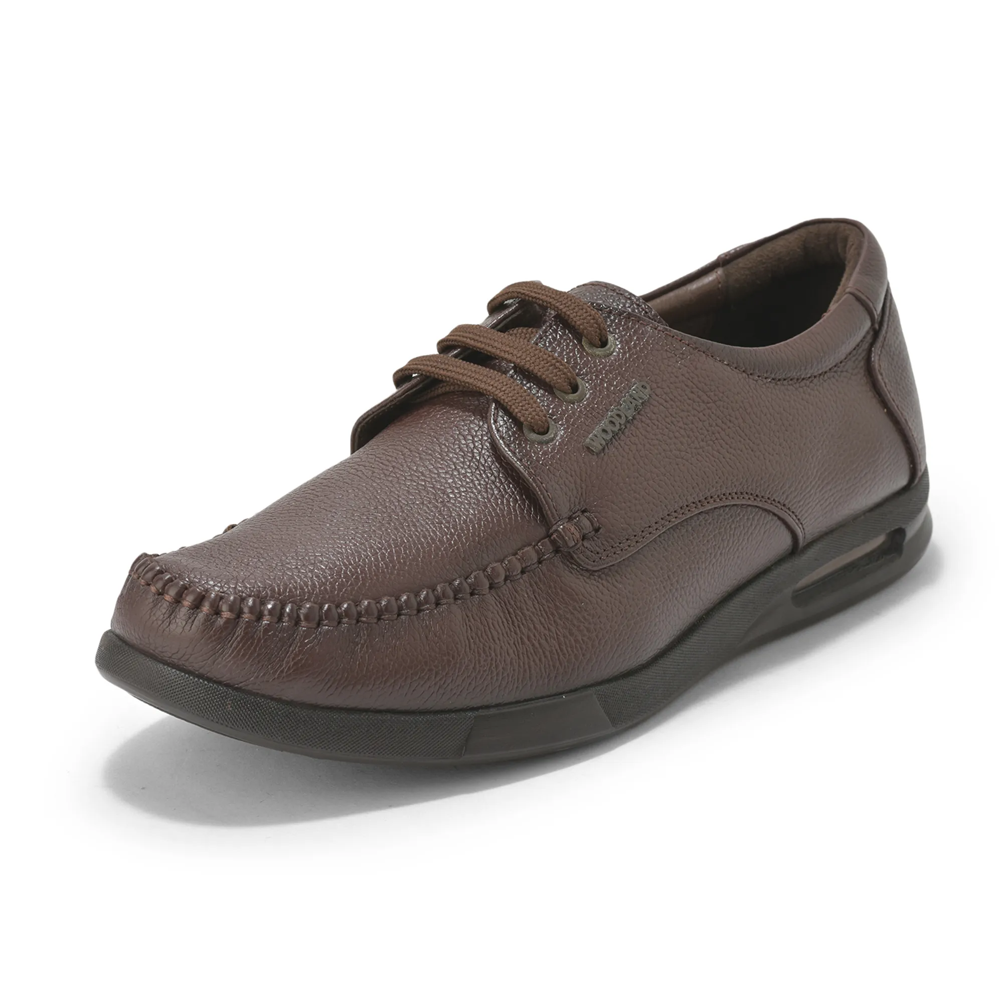 Woodland Men’s Brown Heritage Formal Lace Shoes - Thumbnail 11