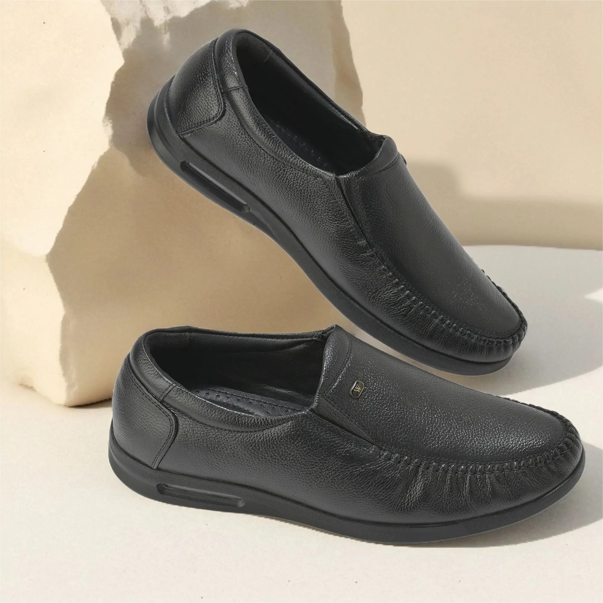 woodland-men-s-black-leather-formal-slip-on-shoes