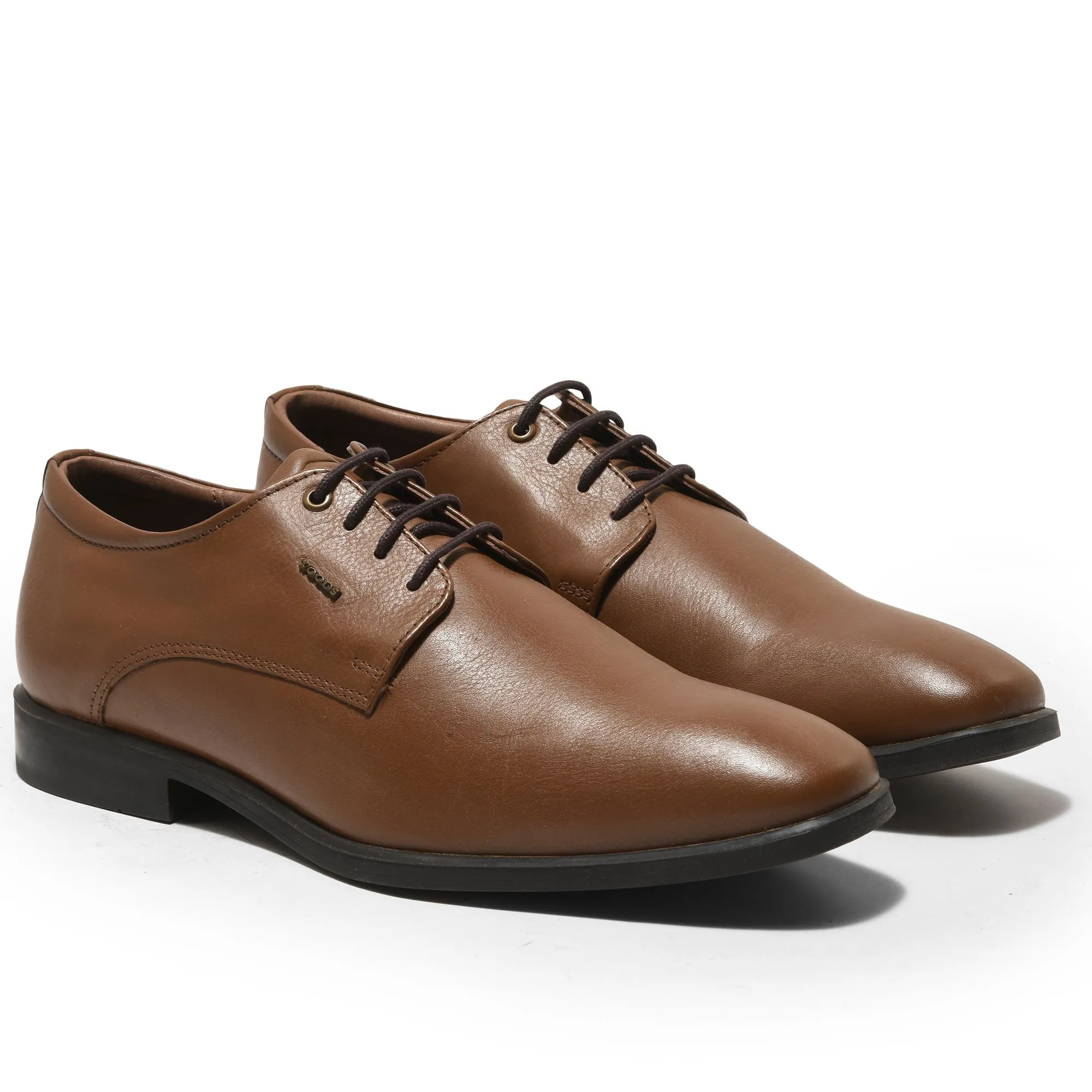 Newtan brown formal shoes for men - Thumbnail 6