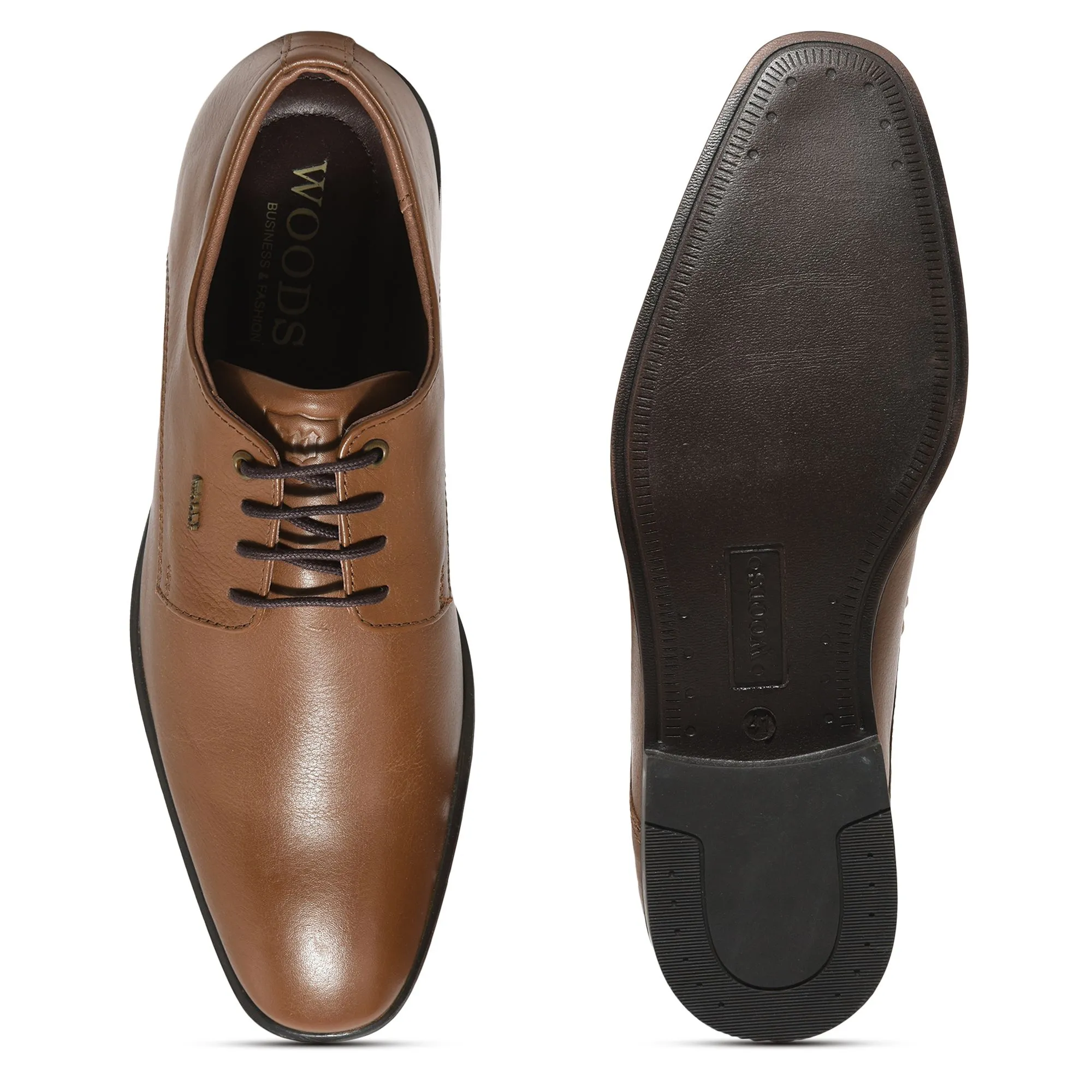 Newtan brown formal shoes for men - Thumbnail 7