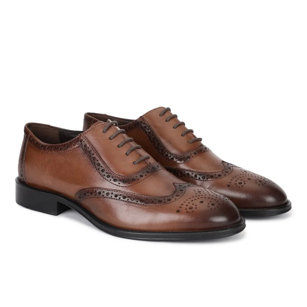 Brown Oxford for Men - Thumbnail 4