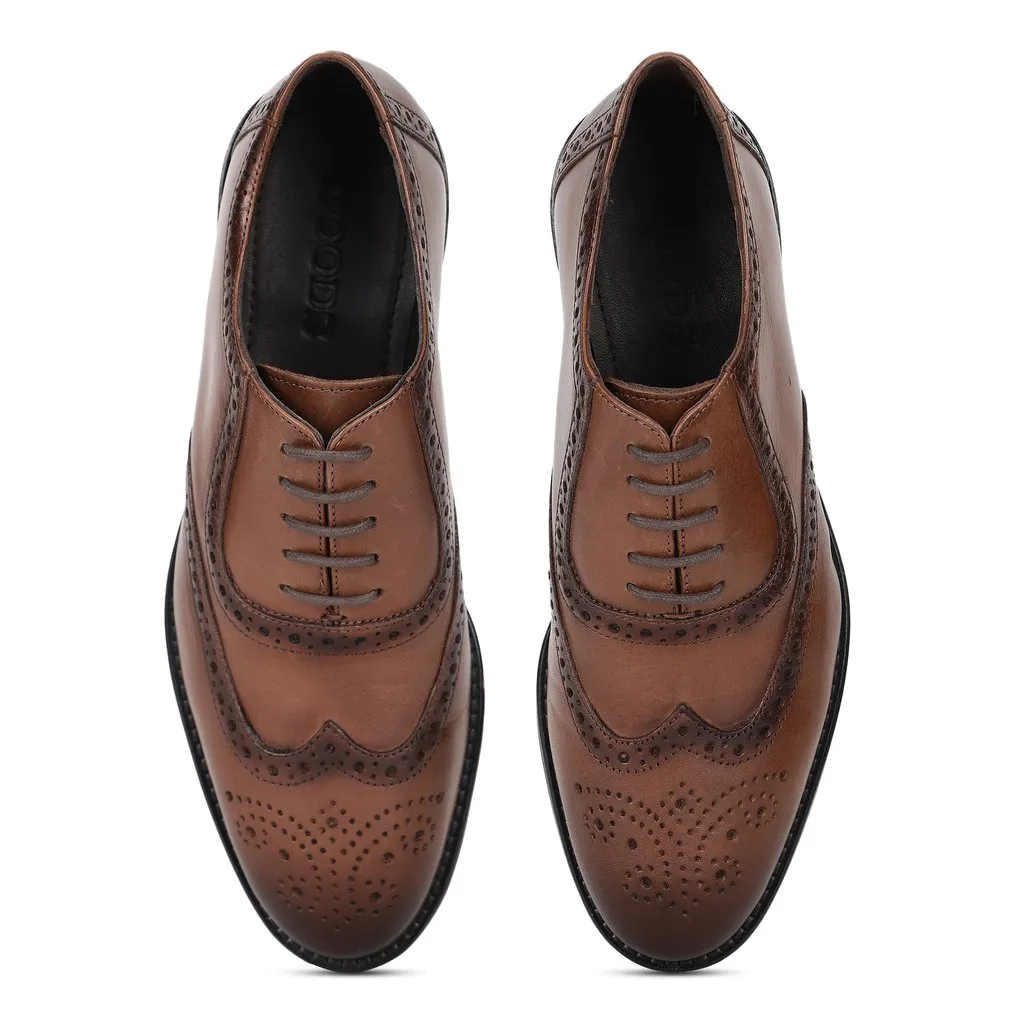 Brown Oxford for Men - Thumbnail 6