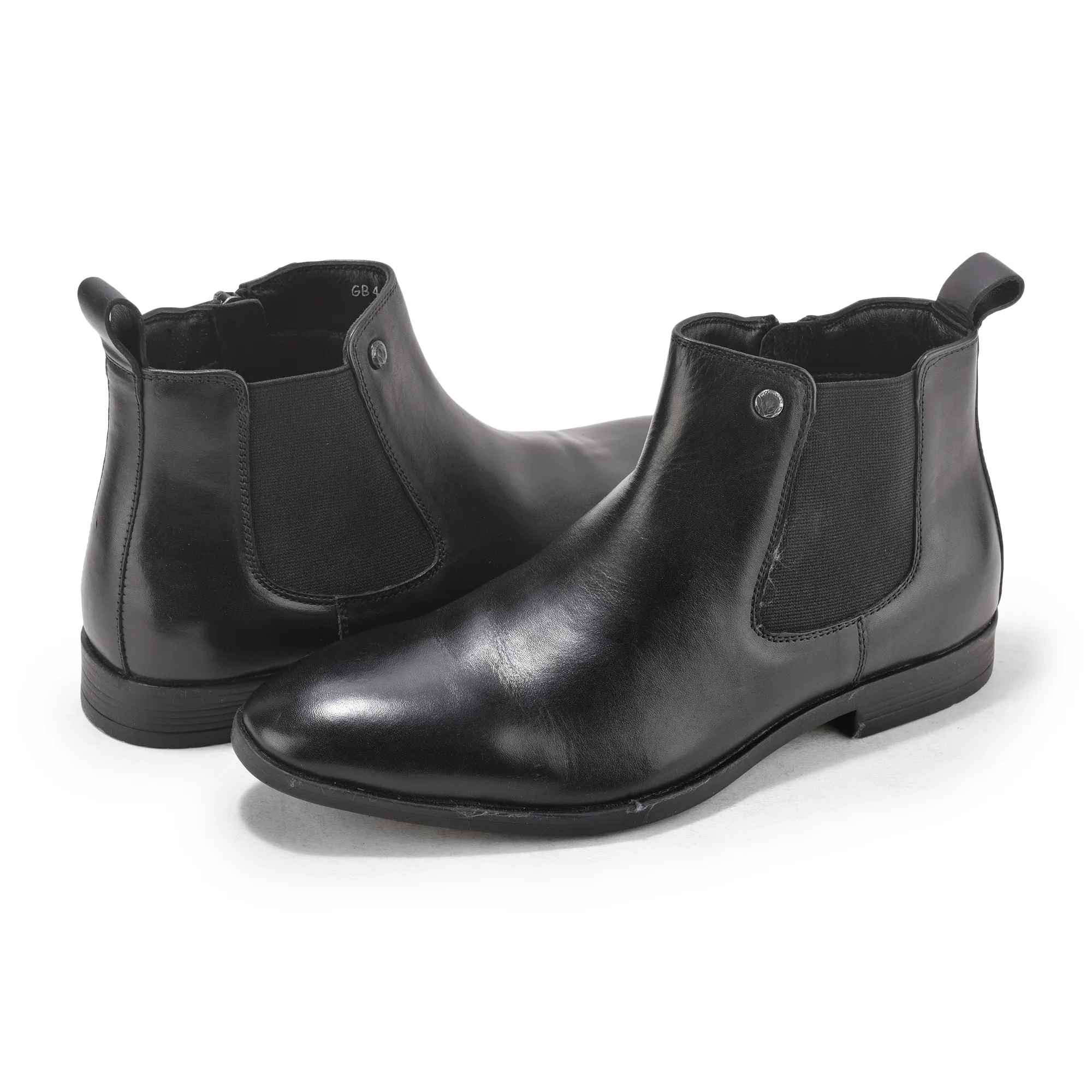 Softy Leather Crust Black Mens Boot - Thumbnail 3