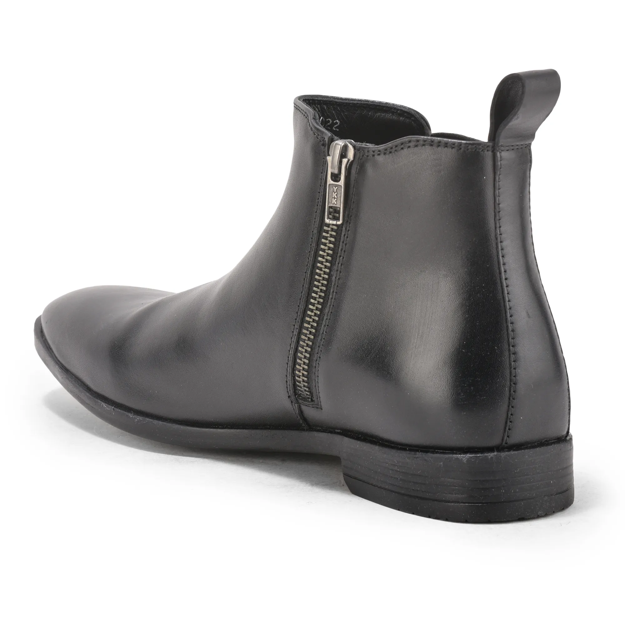 Softy Leather Crust Black Mens Boot - Thumbnail 6