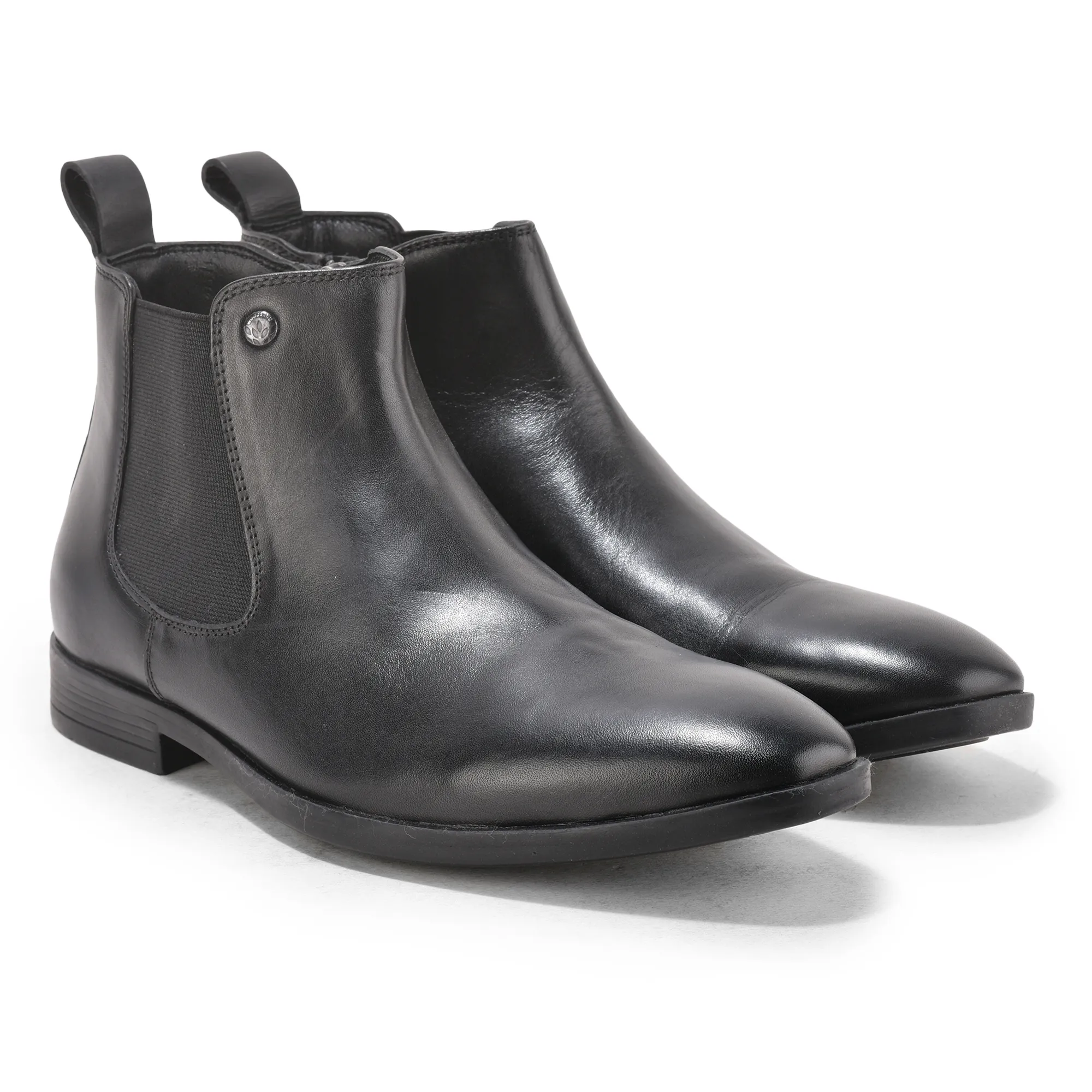 Softy Leather Crust Black Mens Boot - Thumbnail 7