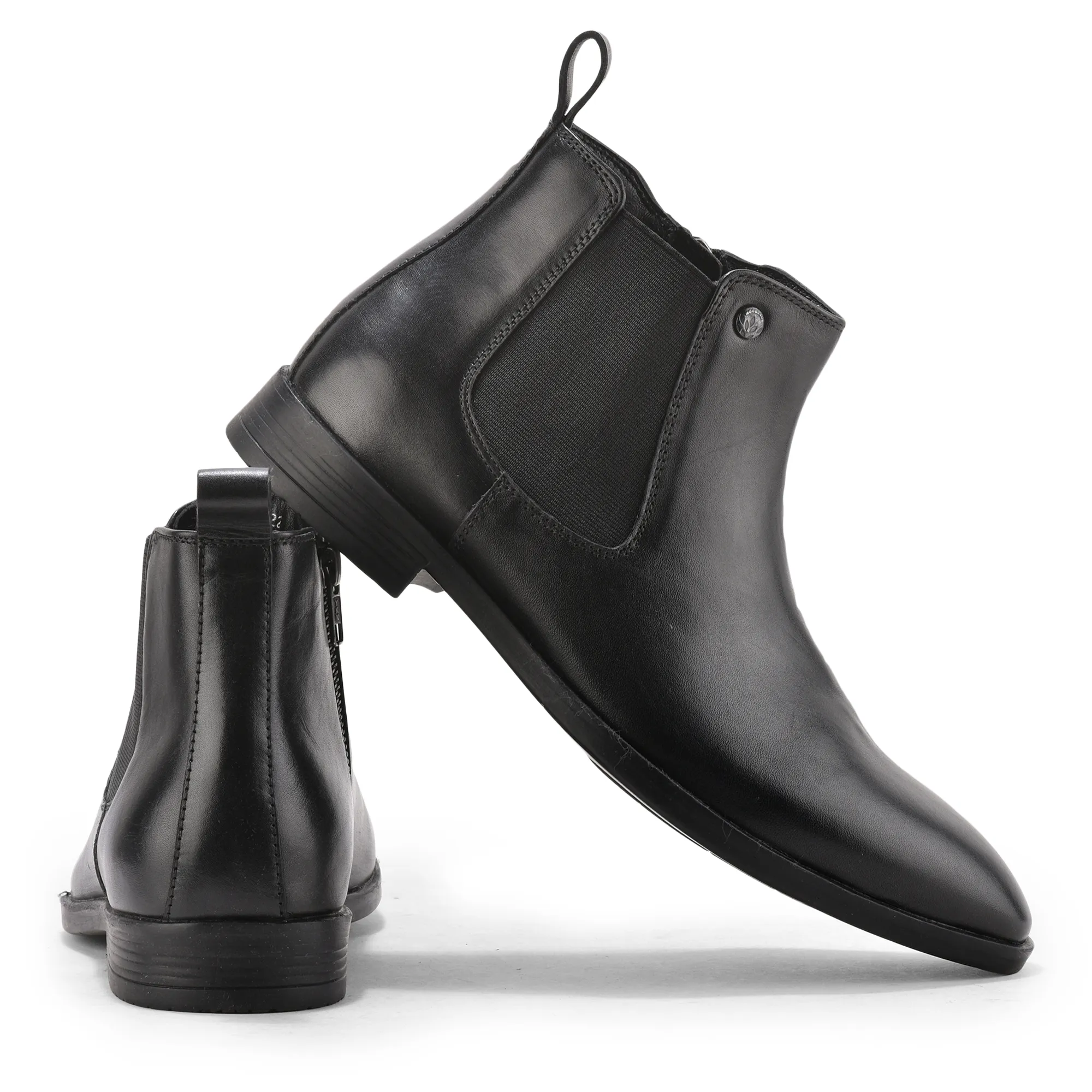 Softy Leather Crust Black Mens Boot - Thumbnail 11