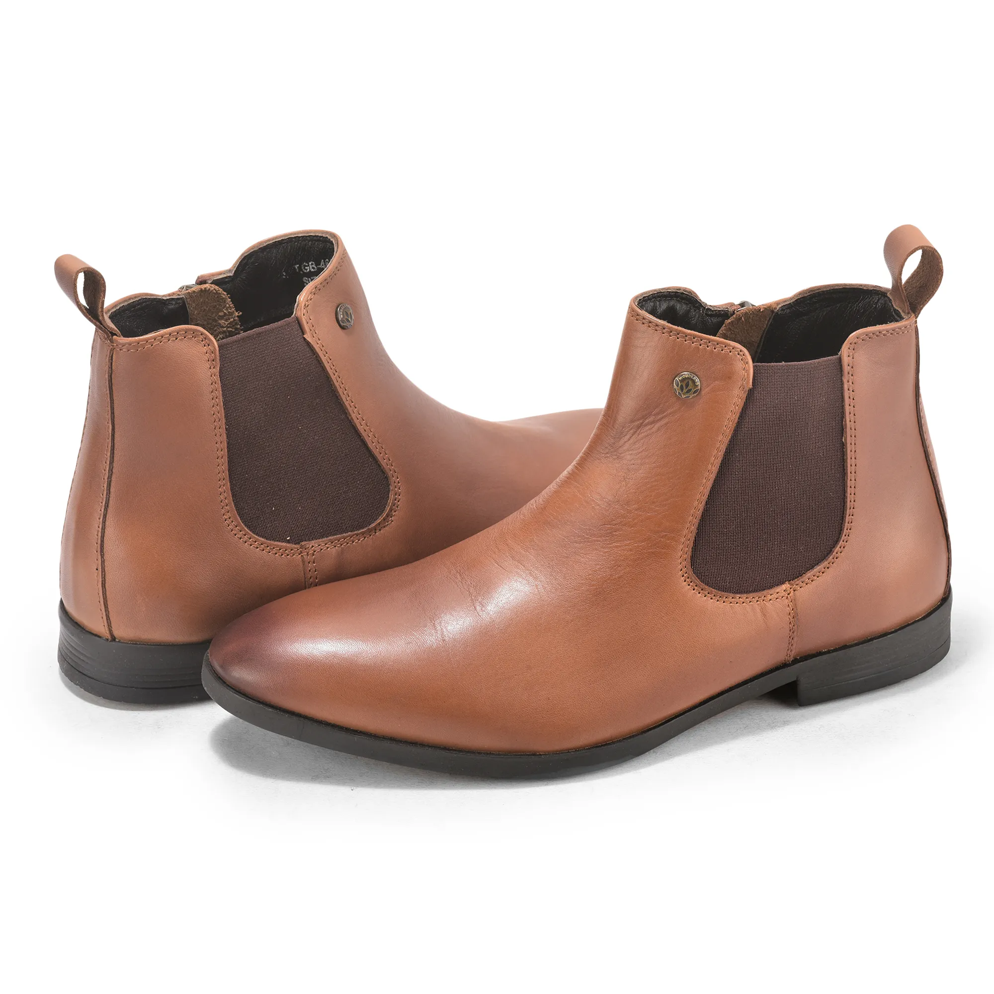 Softy Leather Crust Tan Mens Boot - Thumbnail 3