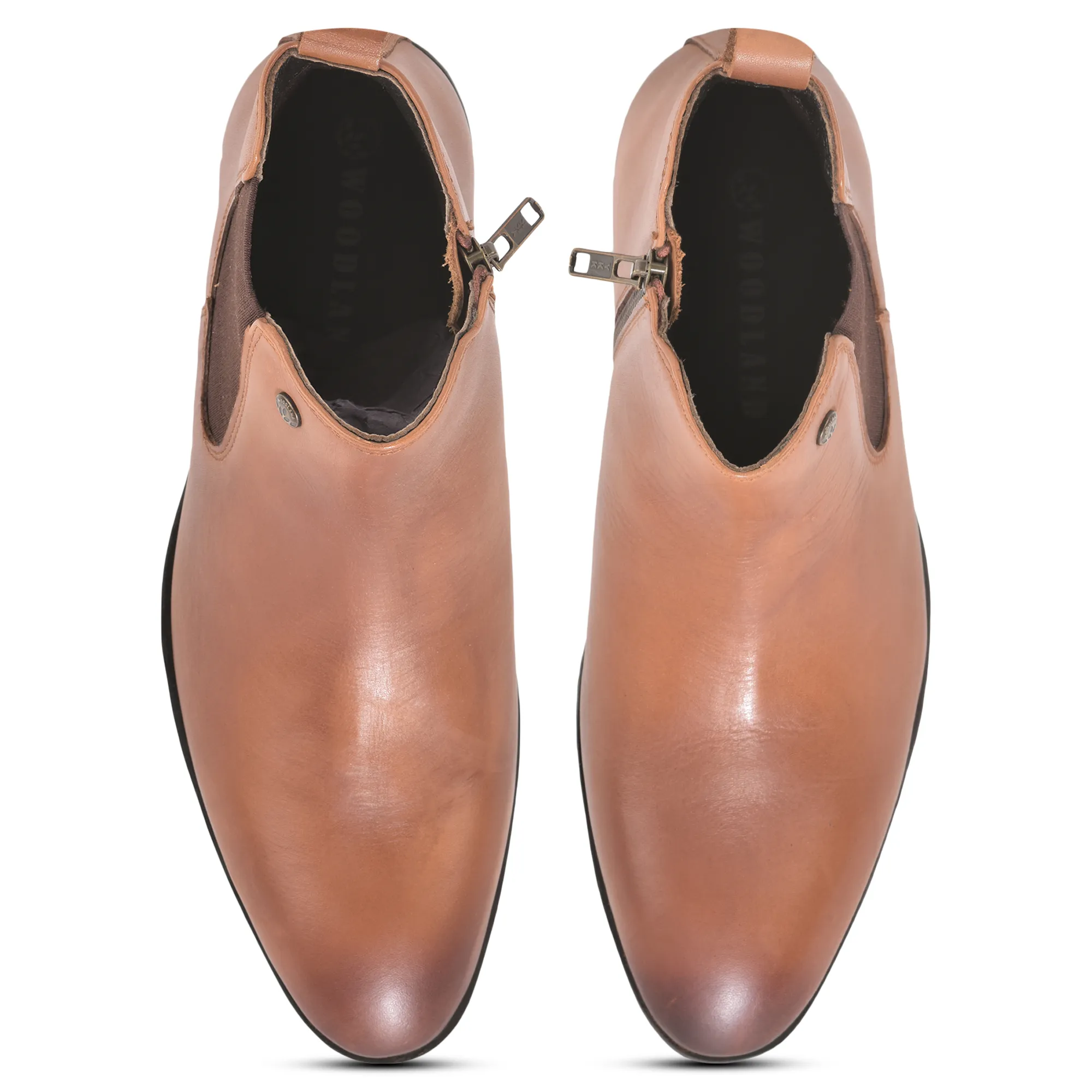 Softy Leather Crust Tan Mens Boot - Thumbnail 4