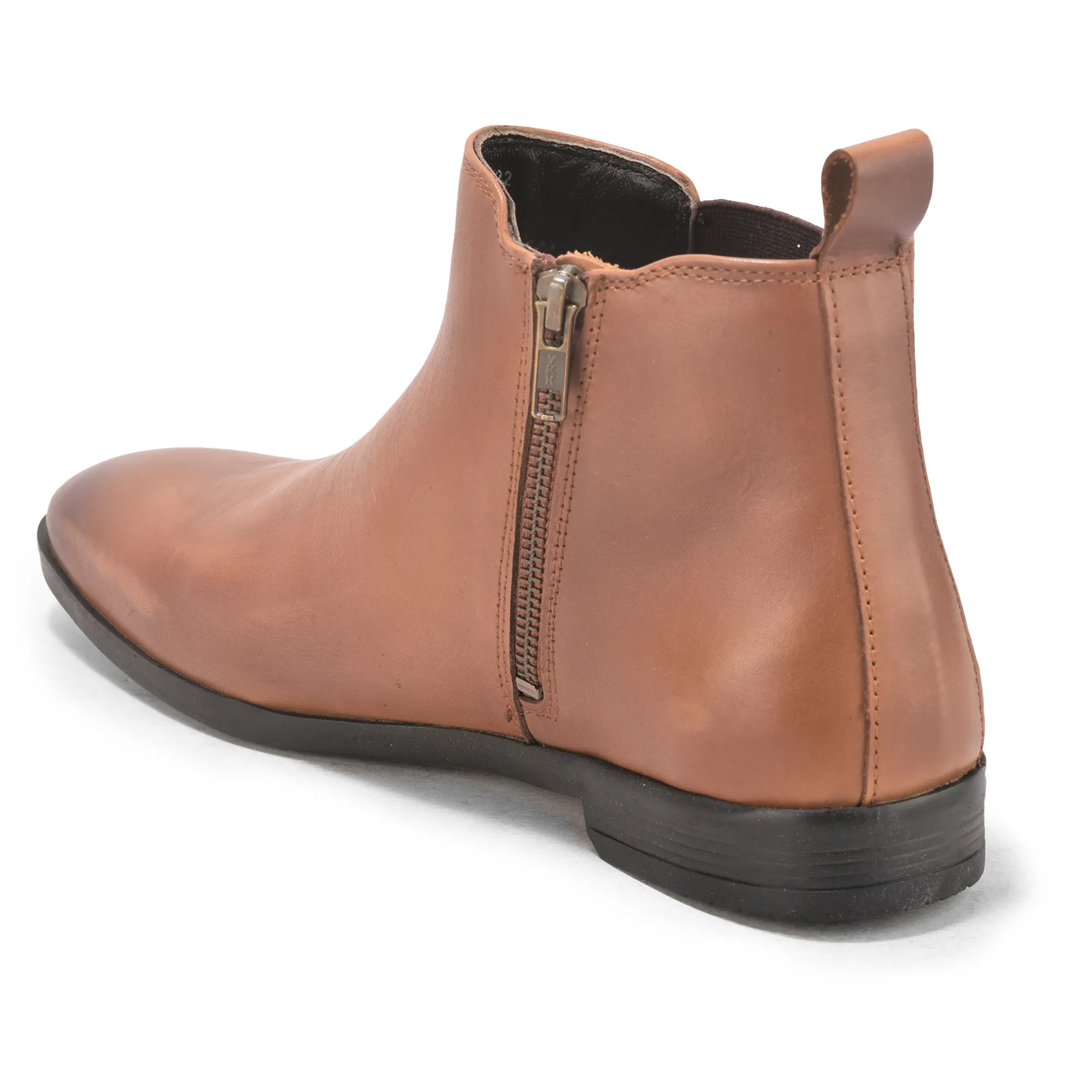 Softy Leather Crust Tan Mens Boot - Thumbnail 6