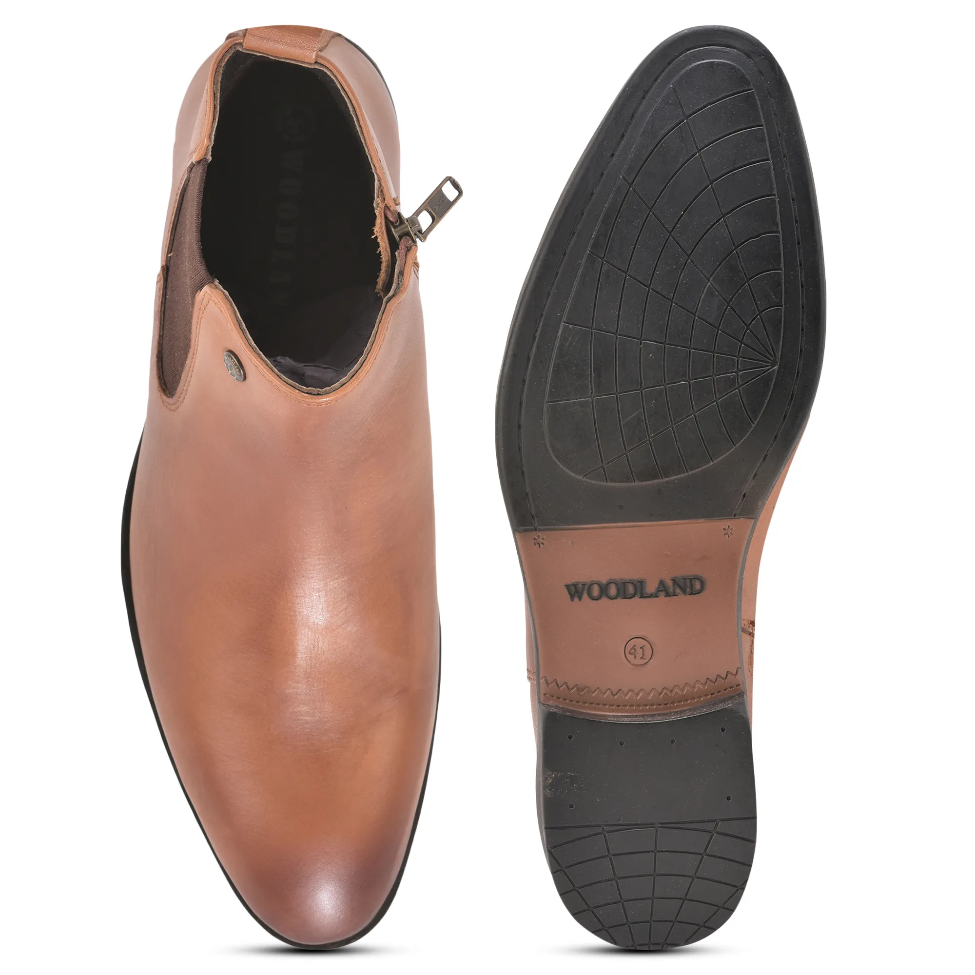 Softy Leather Crust Tan Mens Boot - Thumbnail 8