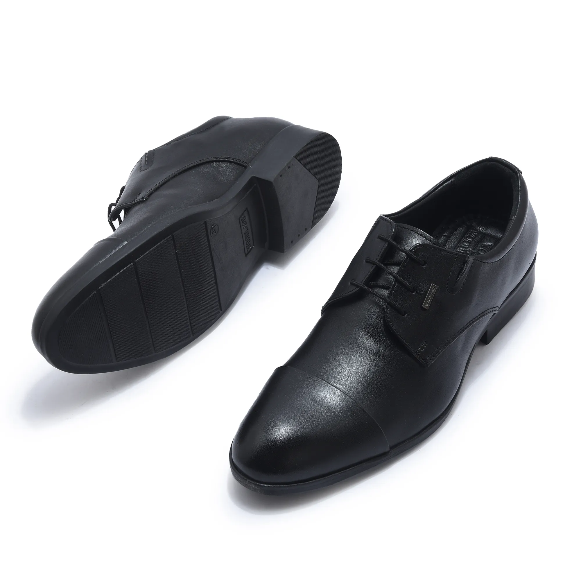 Formal Black Oxford Shoes for Men - Thumbnail 5