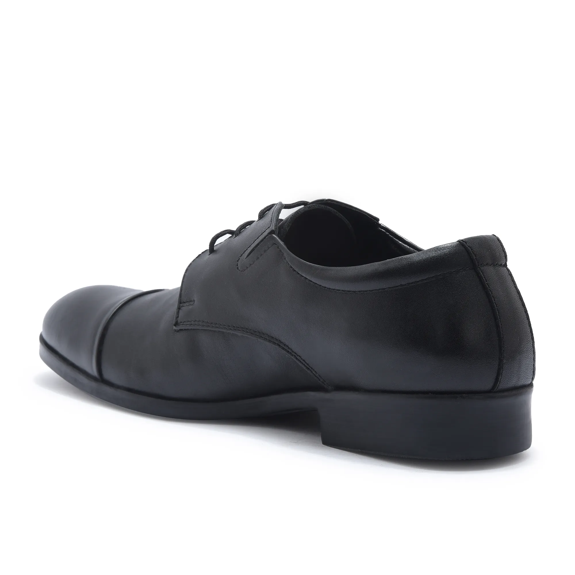 Formal Black Oxford Shoes for Men - Thumbnail 6