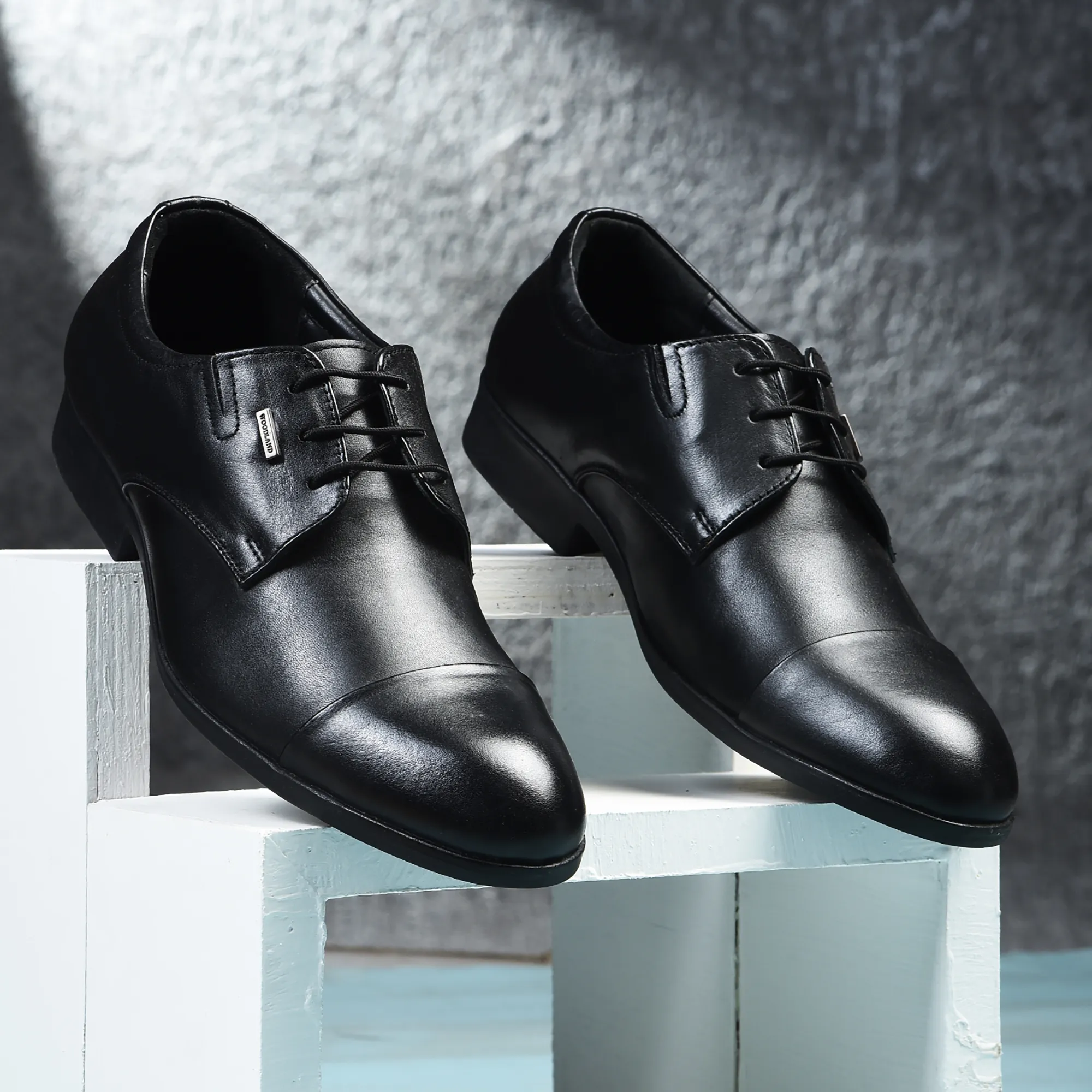 Formal Black Oxford Shoes for Men - Thumbnail 9