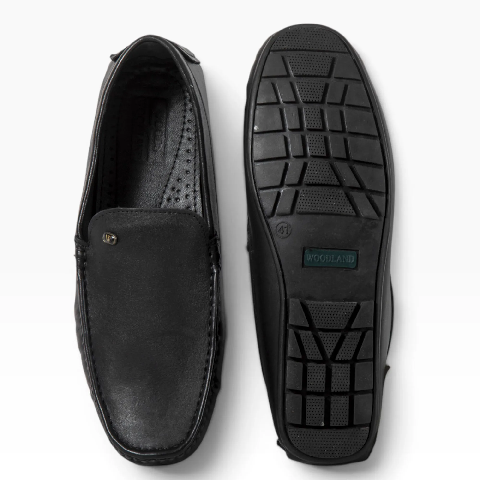 Black Leather Men Classic Shoes - Thumbnail 14