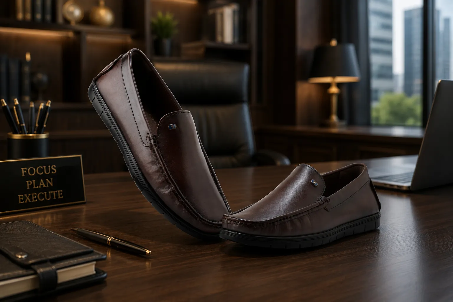 men-brown-softy-crust-leather-slip-on-classics