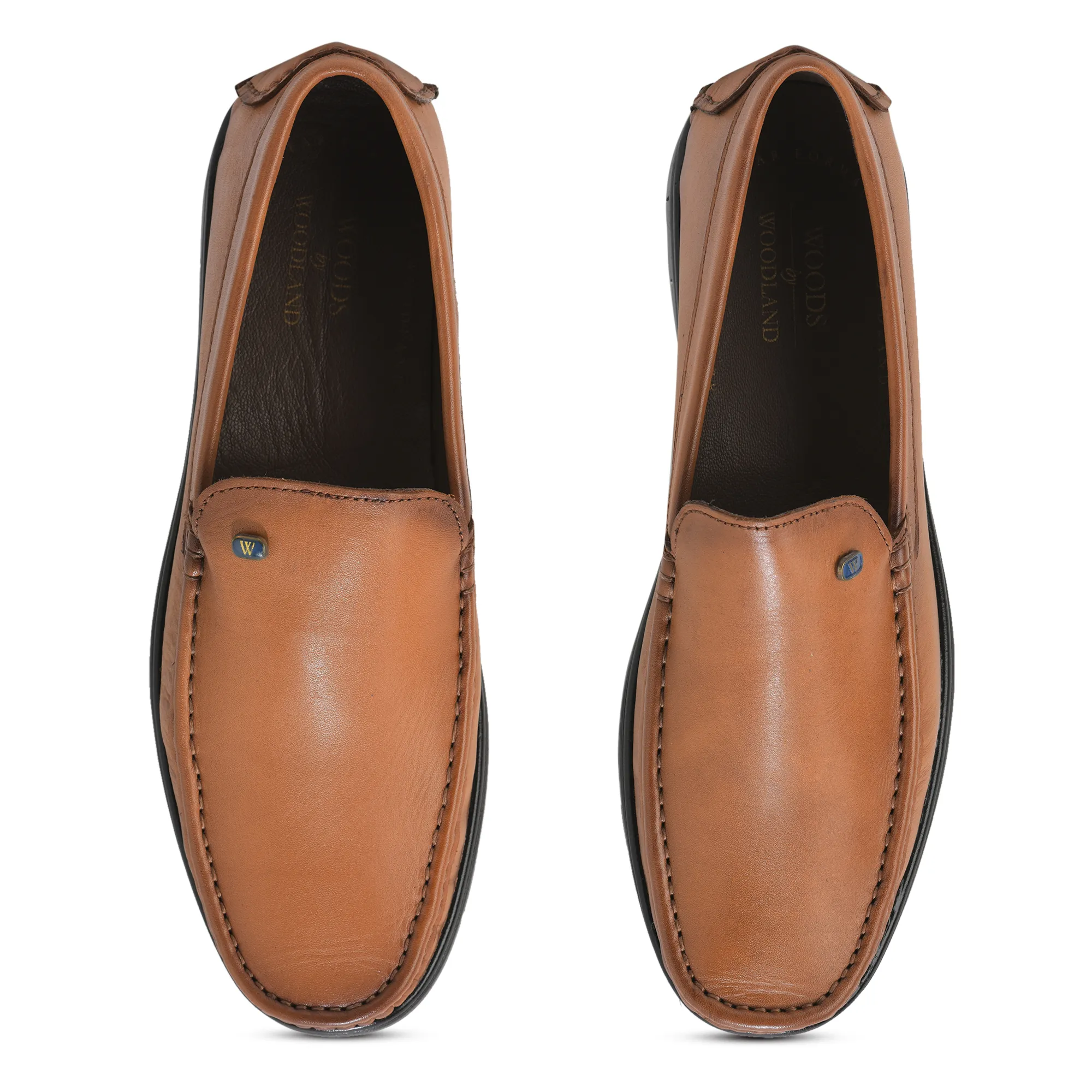 Men Tan Softy Crust Leather Slip-On Classics - Thumbnail 5