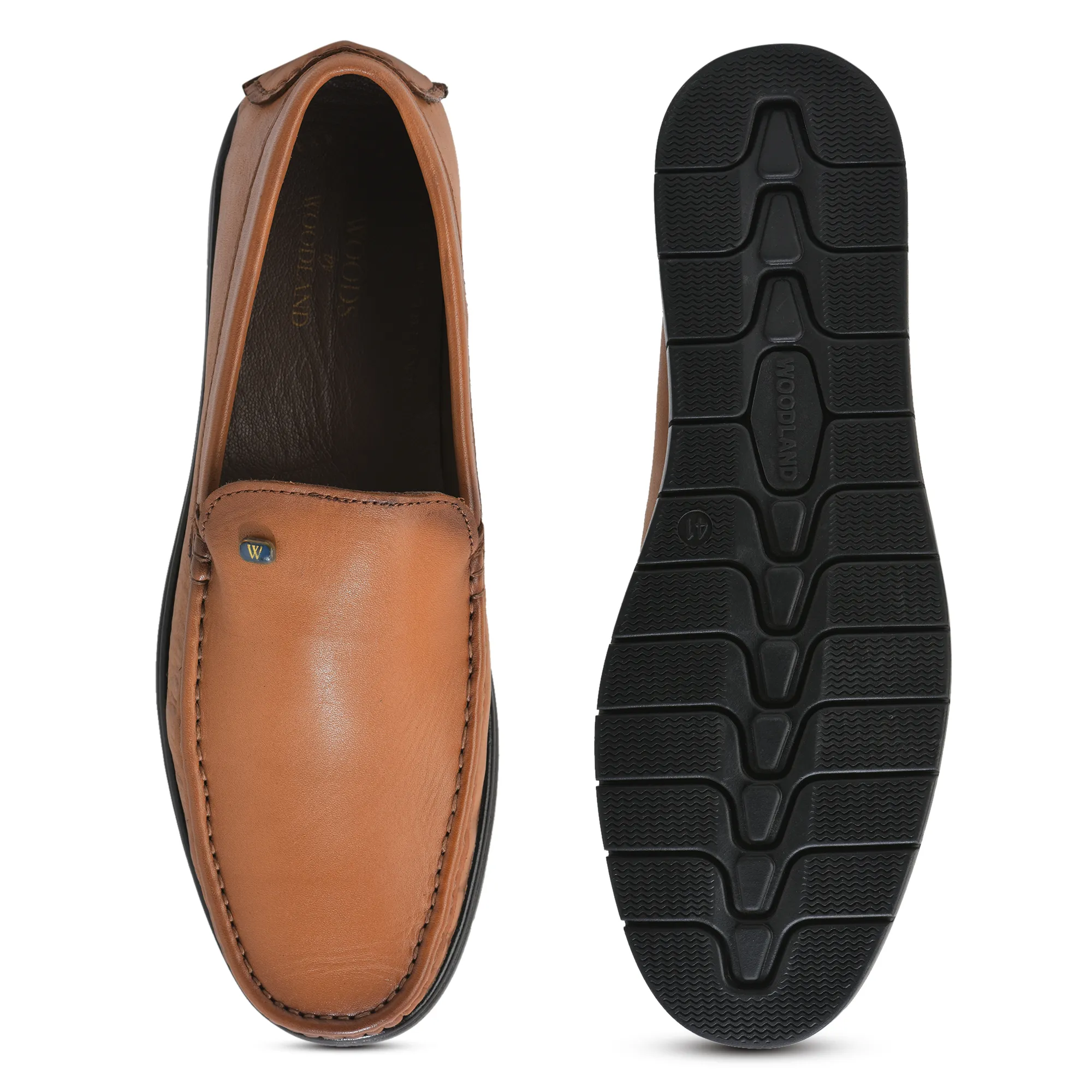 Men Tan Softy Crust Leather Slip-On Classics - Thumbnail 9