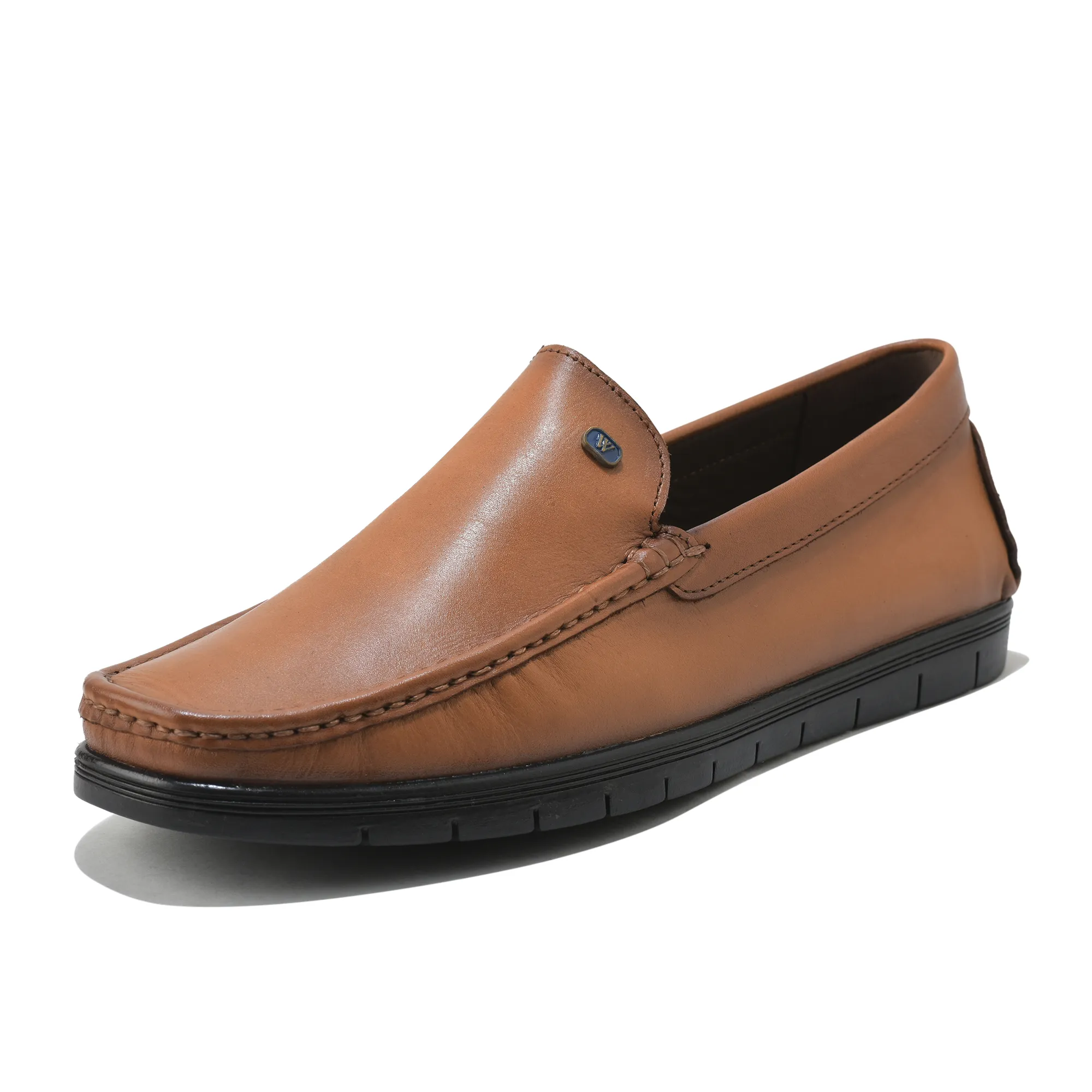 Men Tan Softy Crust Leather Slip-On Classics - Thumbnail 11