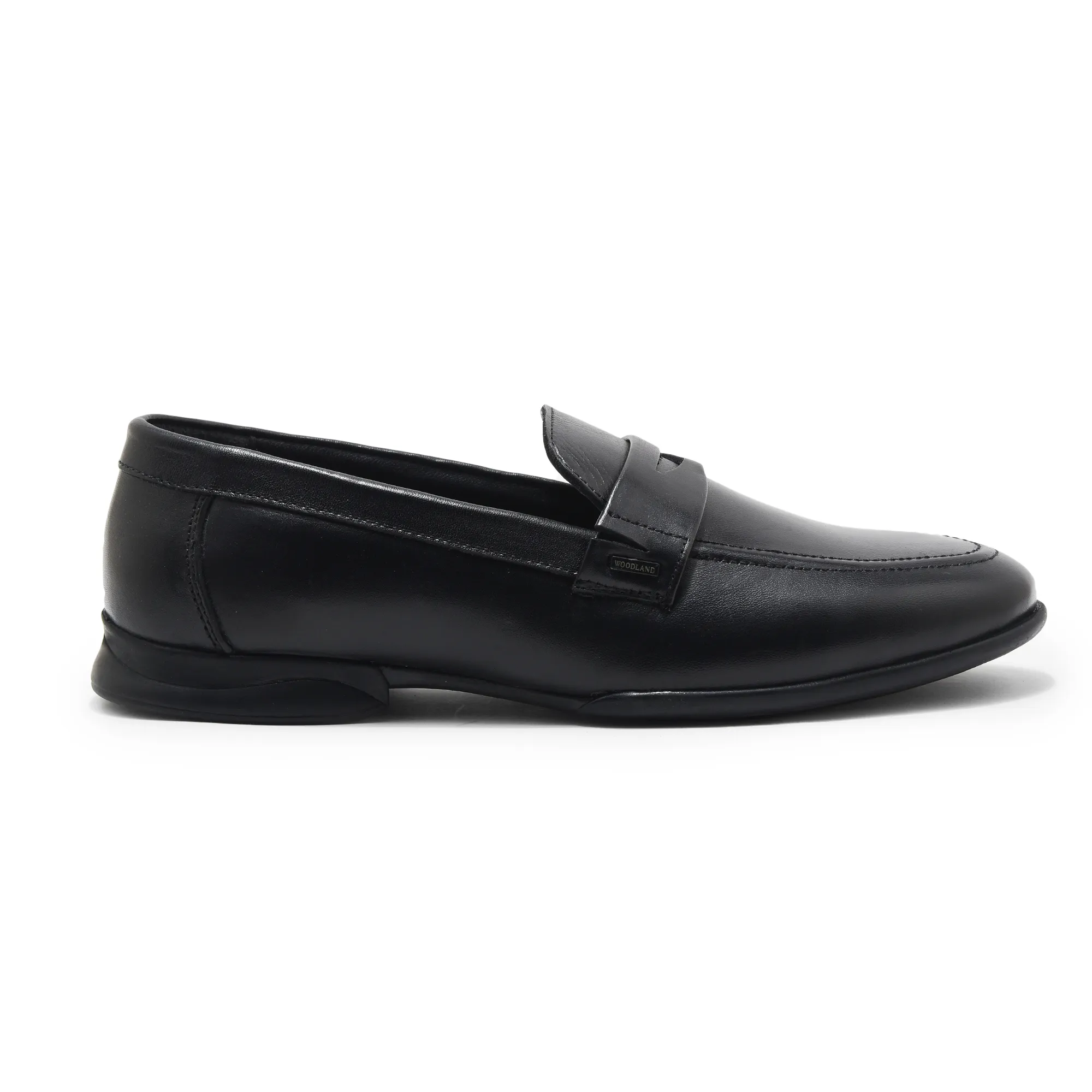 Black Woodland Slip-On Shoes For Men - Image 1