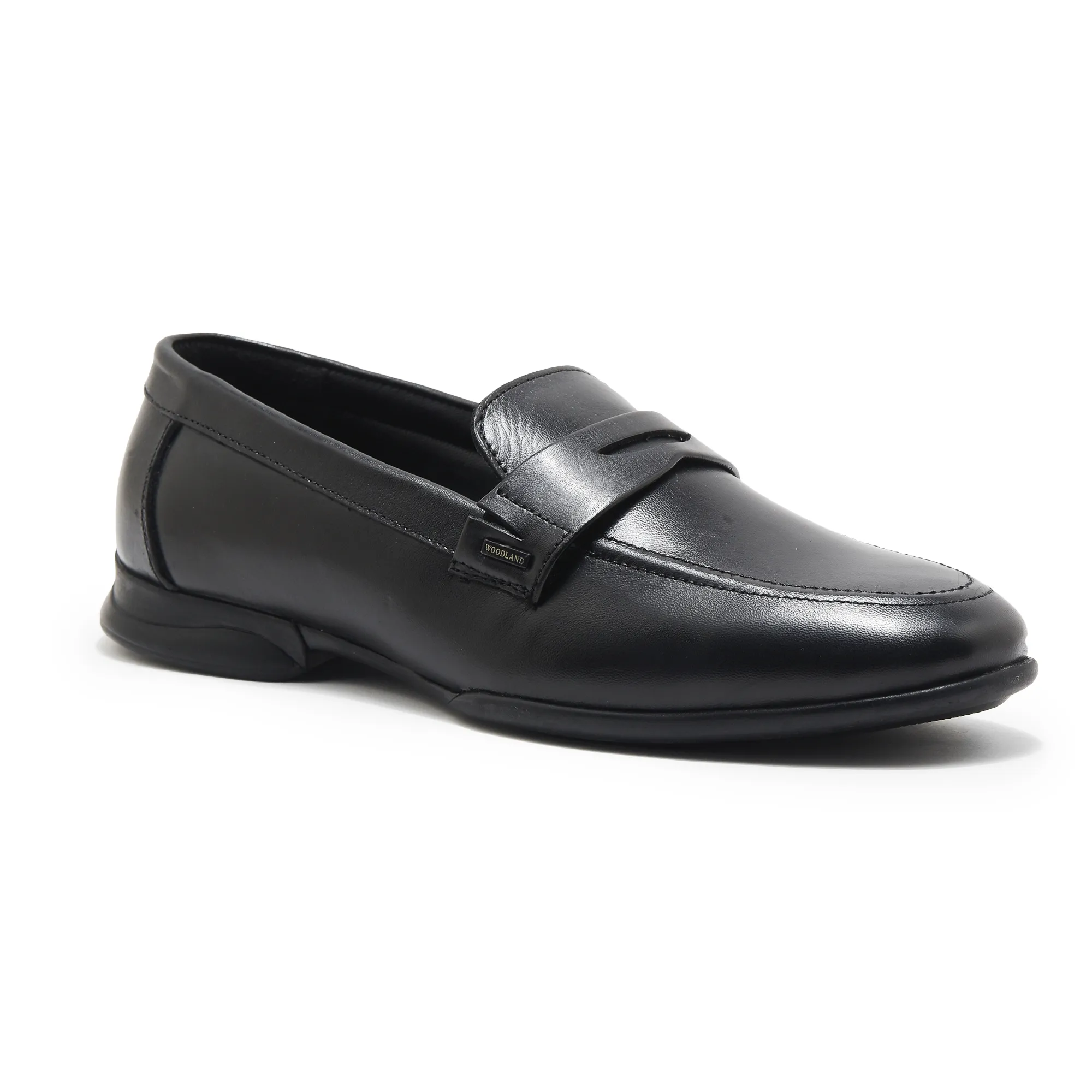 Black Woodland Slip-On Shoes For Men - Thumbnail 3