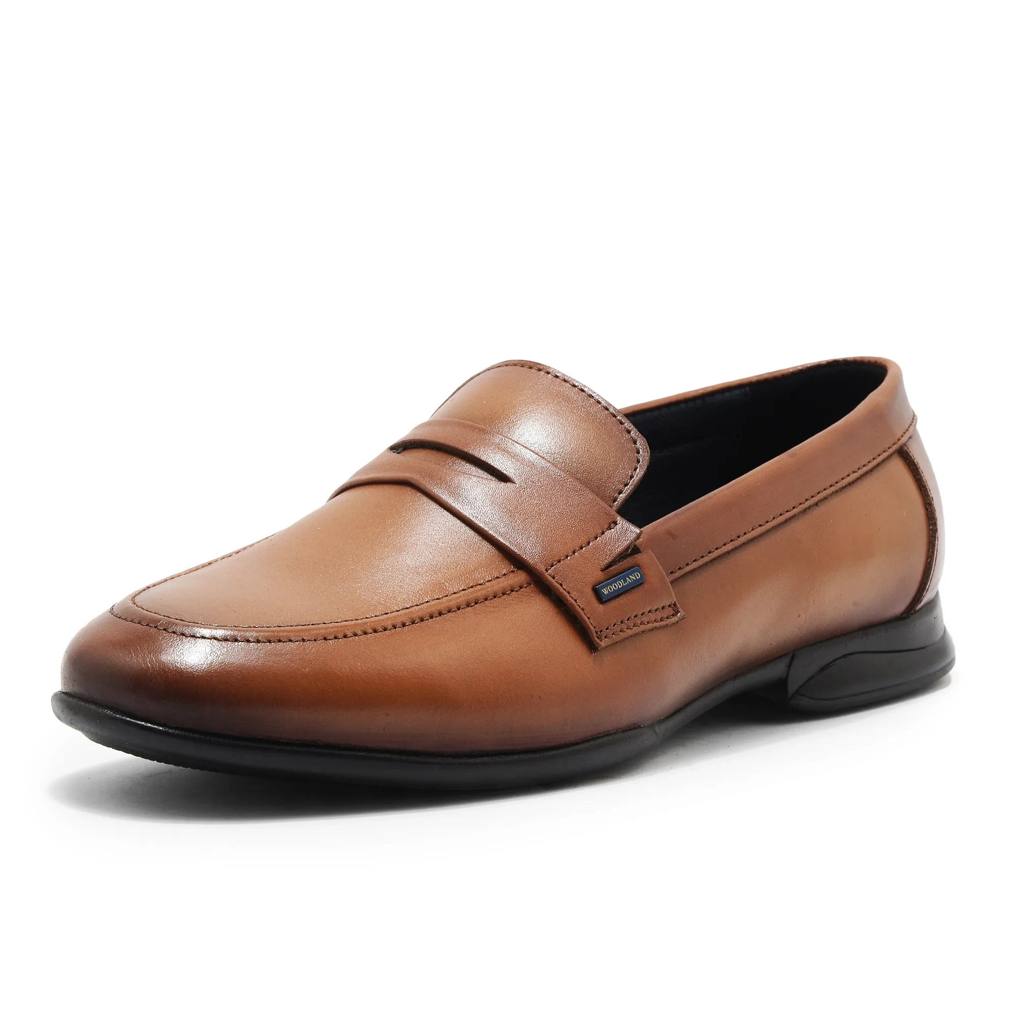 Tan Woodland Slip-On Shoes For Men - Thumbnail 11