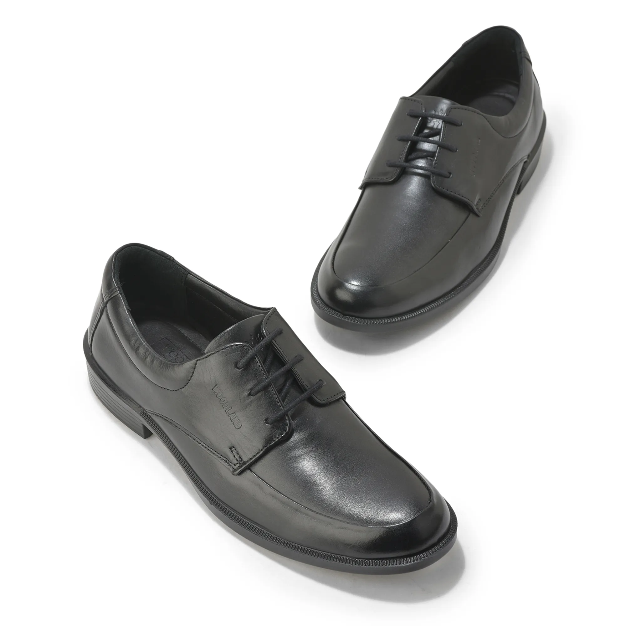 Woodland Men’S Black Professional Leather Shoes - Thumbnail 4