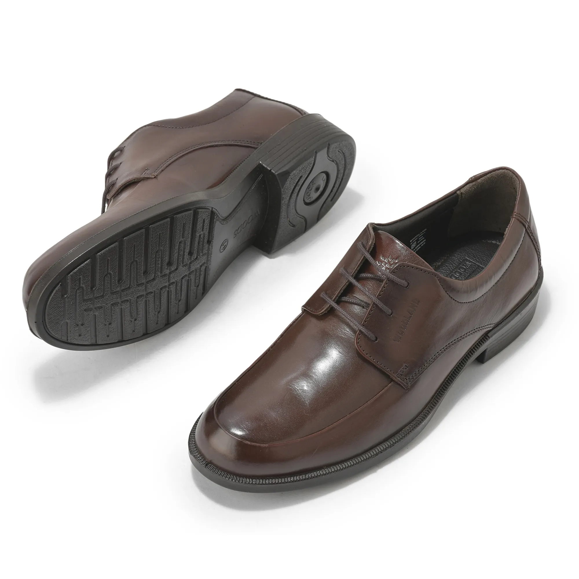 Woodland Men’S Medium Brown Professional Leather Shoes - Thumbnail 6