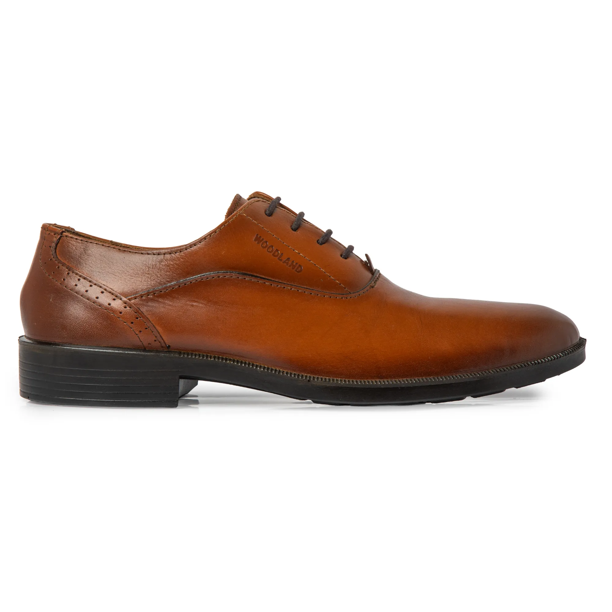 Woods Men Tan Formal Classic Softy Crust Dress Shoes - Thumbnail 2