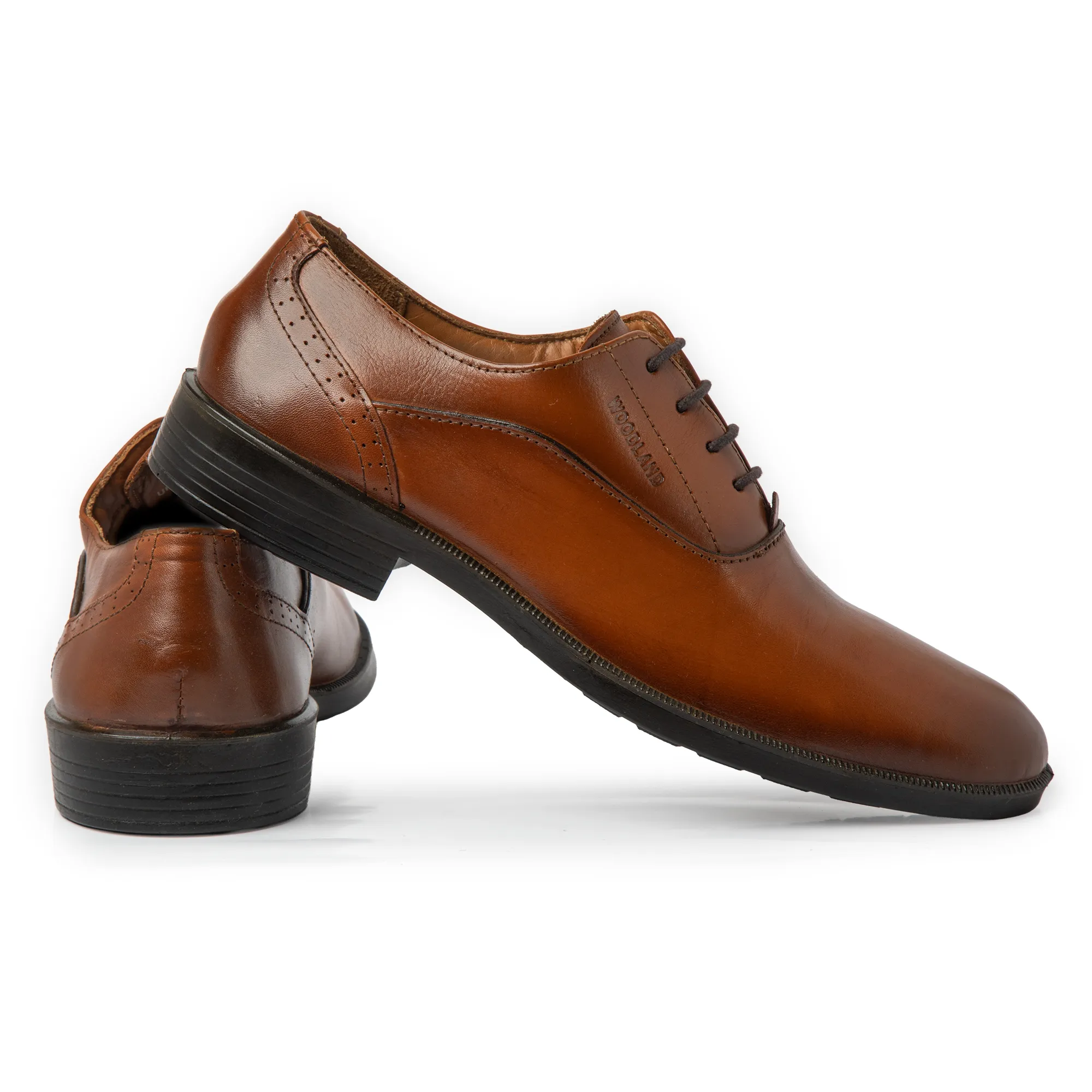 Woods Men Tan Formal Classic Softy Crust Dress Shoes - Thumbnail 11