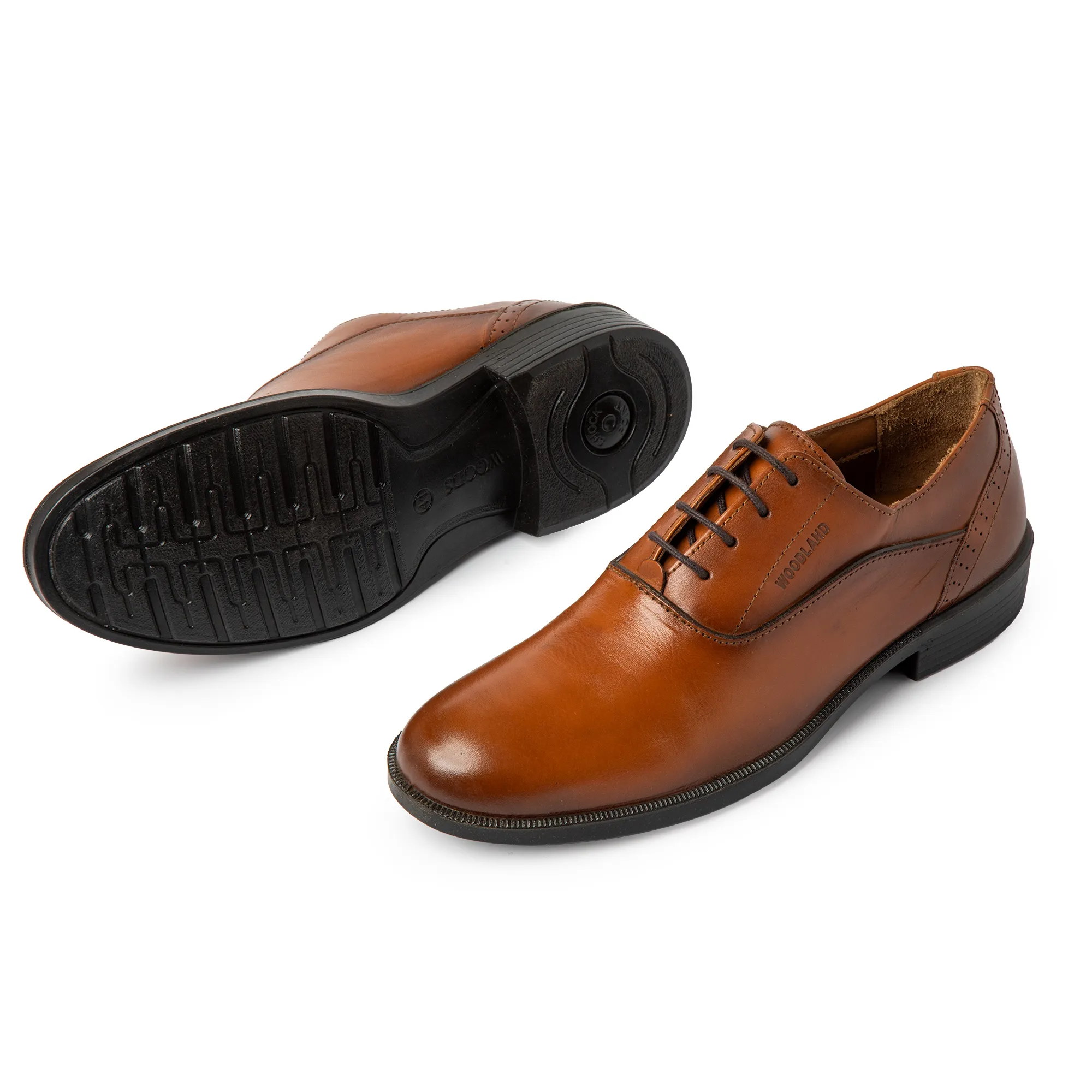 Woods Men Tan Formal Classic Softy Crust Dress Shoes - Thumbnail 7