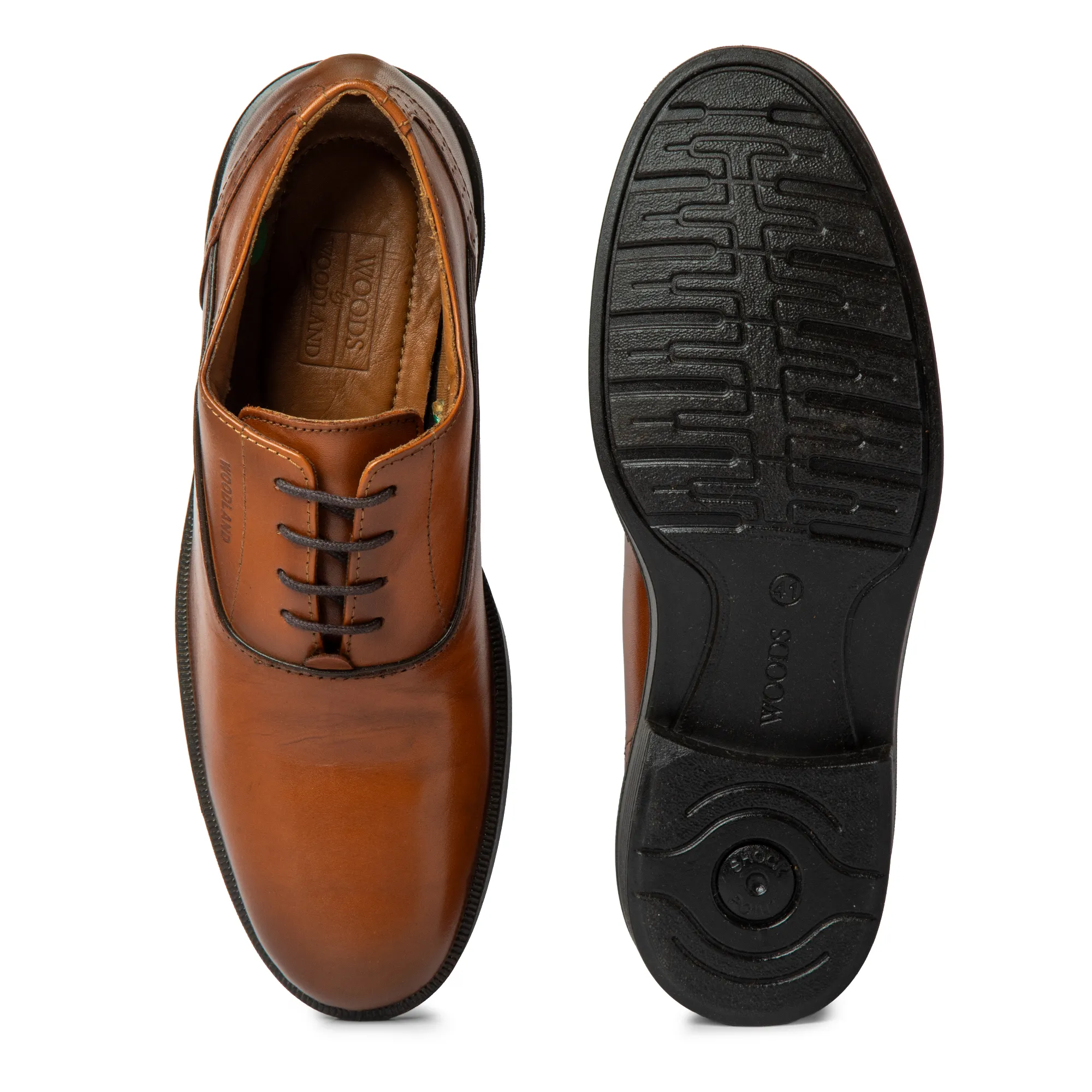 Woods Men Tan Formal Classic Softy Crust Dress Shoes - Thumbnail 10