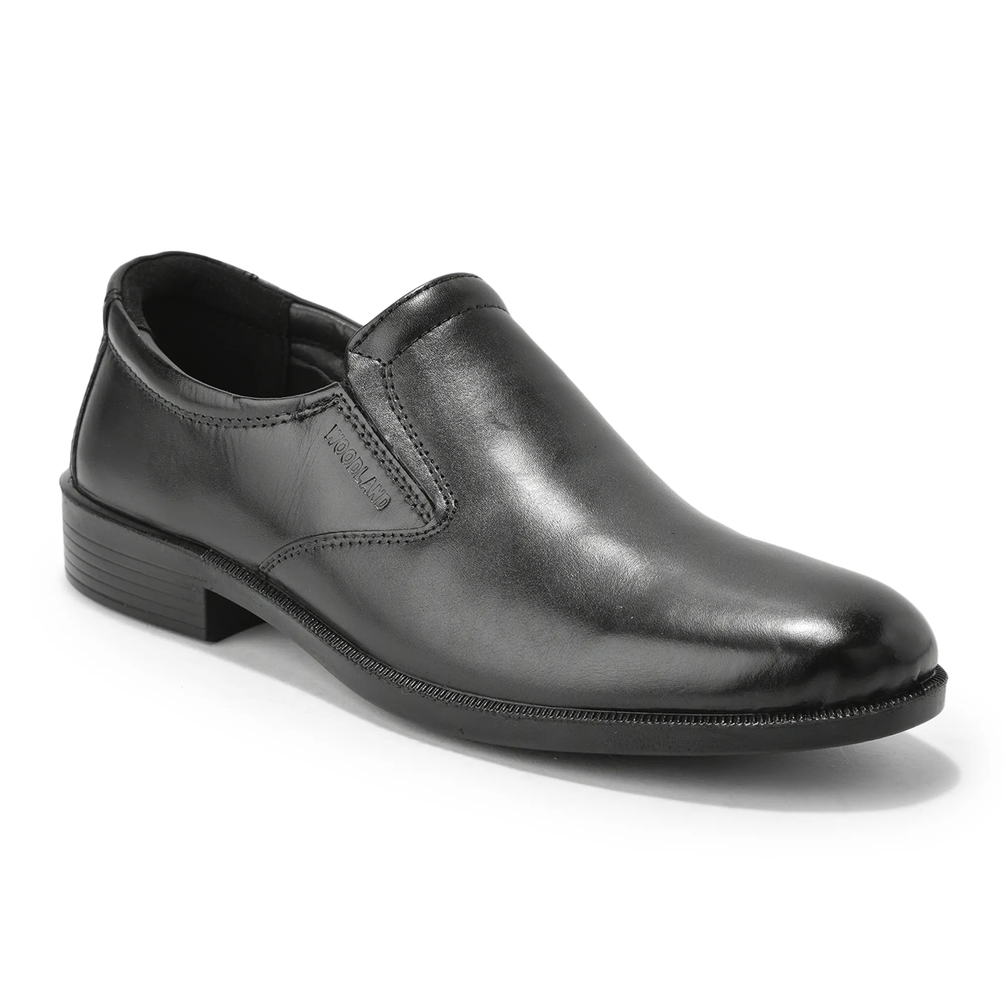 Woodland Men’S Black Classic Slip-On Shoes - Thumbnail 3
