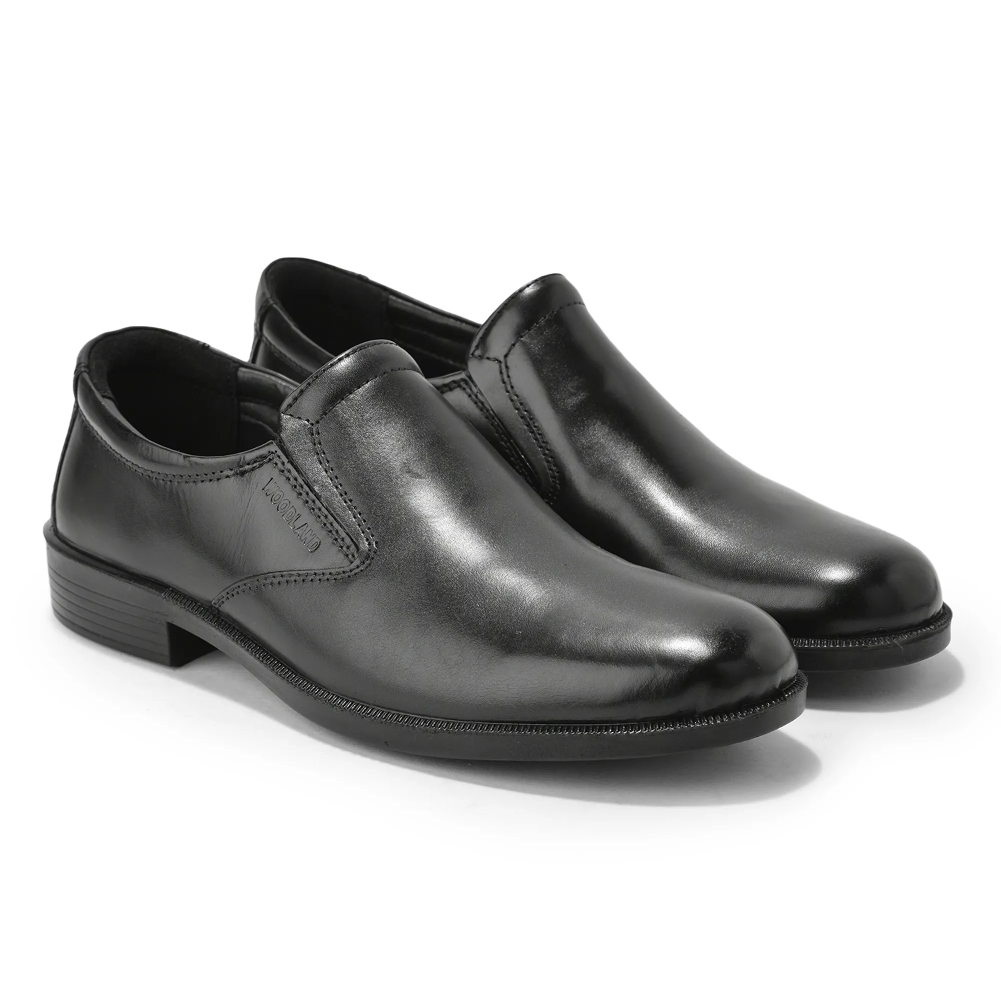 Woodland Men’S Black Classic Slip-On Shoes - Thumbnail 8