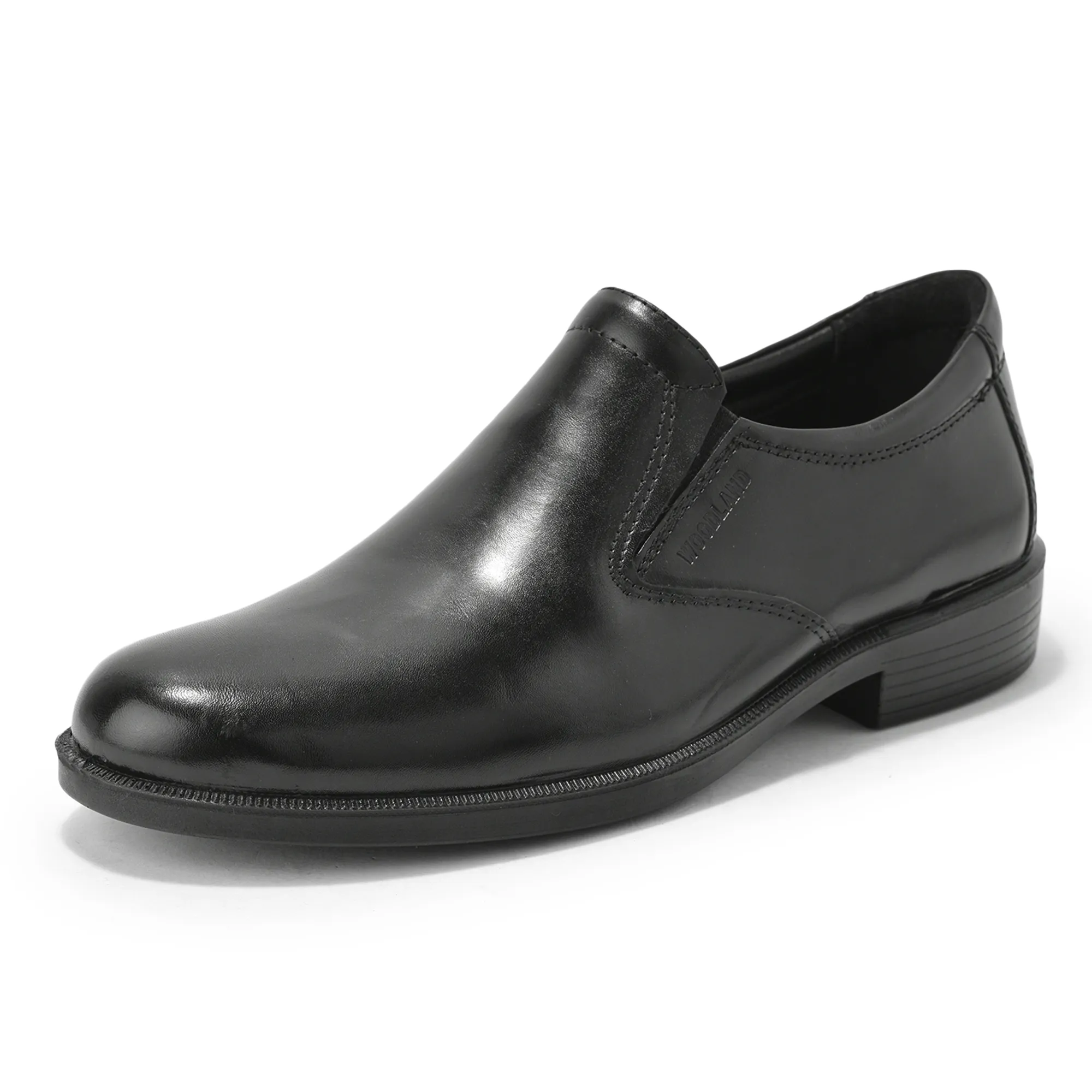 Woodland Men’S Black Classic Slip-On Shoes - Thumbnail 11