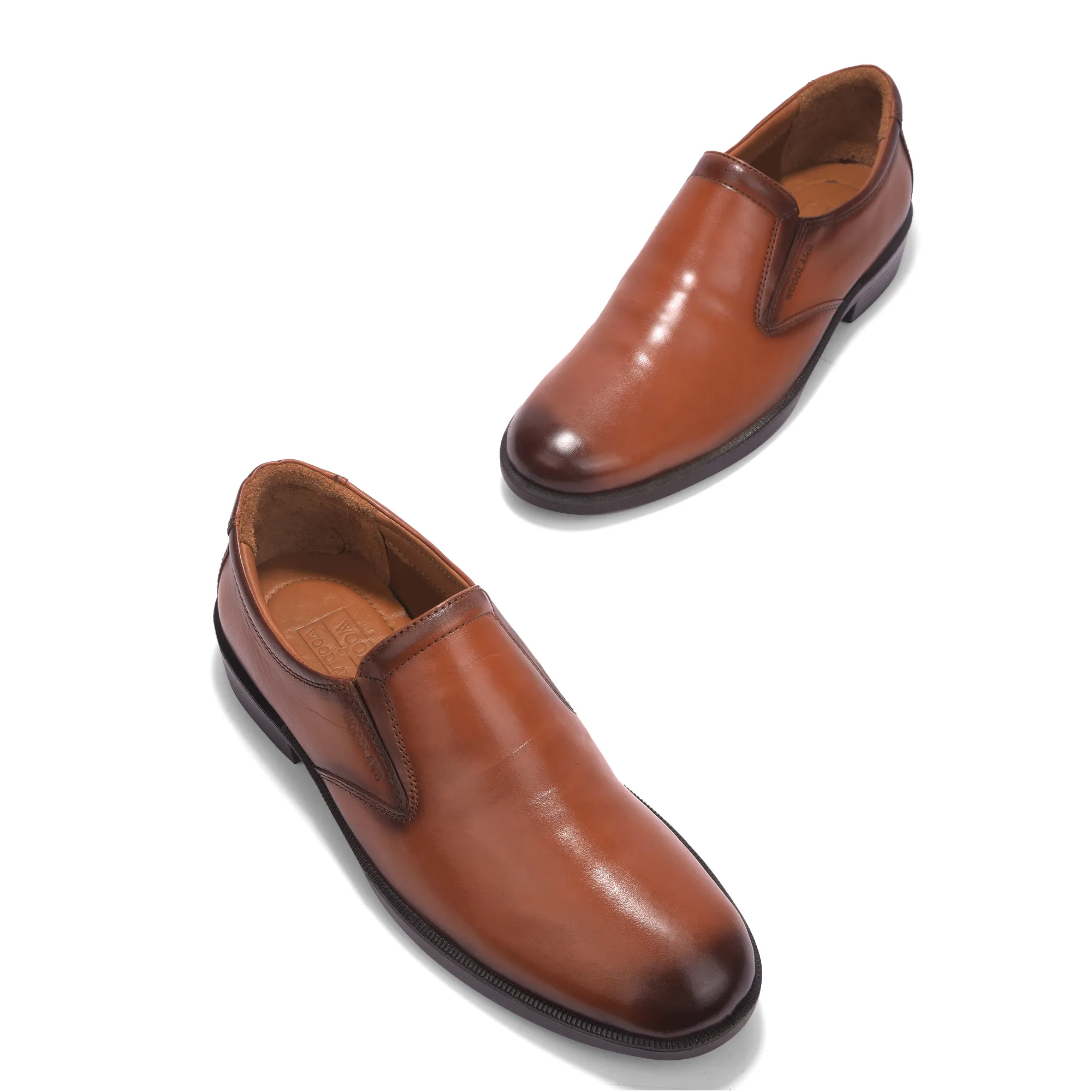 Woodland Men’S Tan Classic Slip-On Shoes - Thumbnail 4
