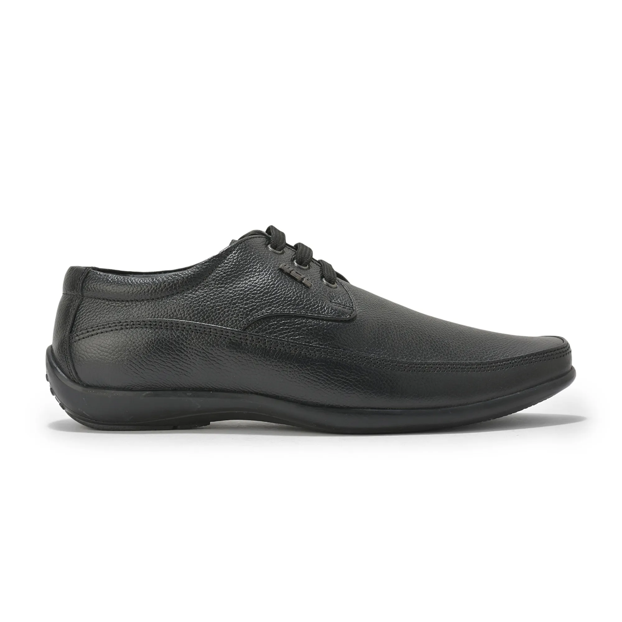Woodland Men’S Black Leather Smart Formal Shoes - Thumbnail 2