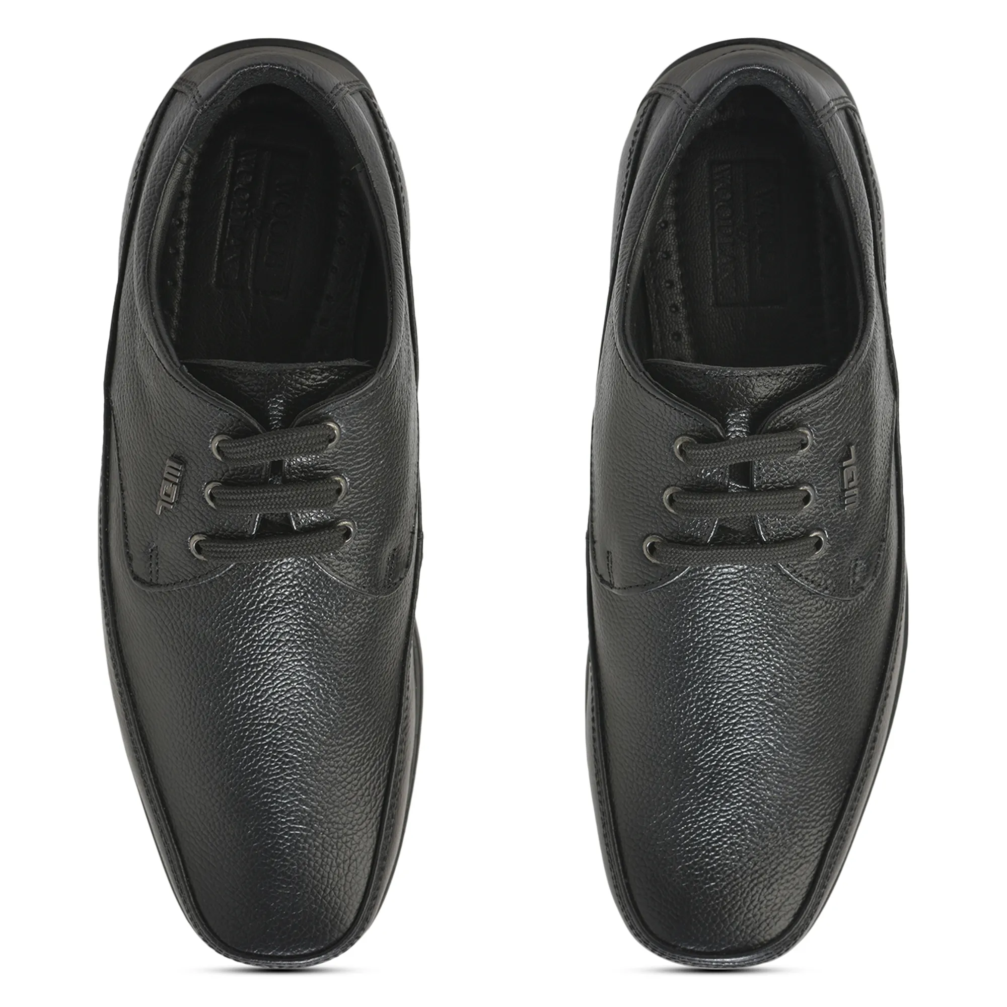 Woodland Men’S Black Leather Smart Formal Shoes - Thumbnail 5